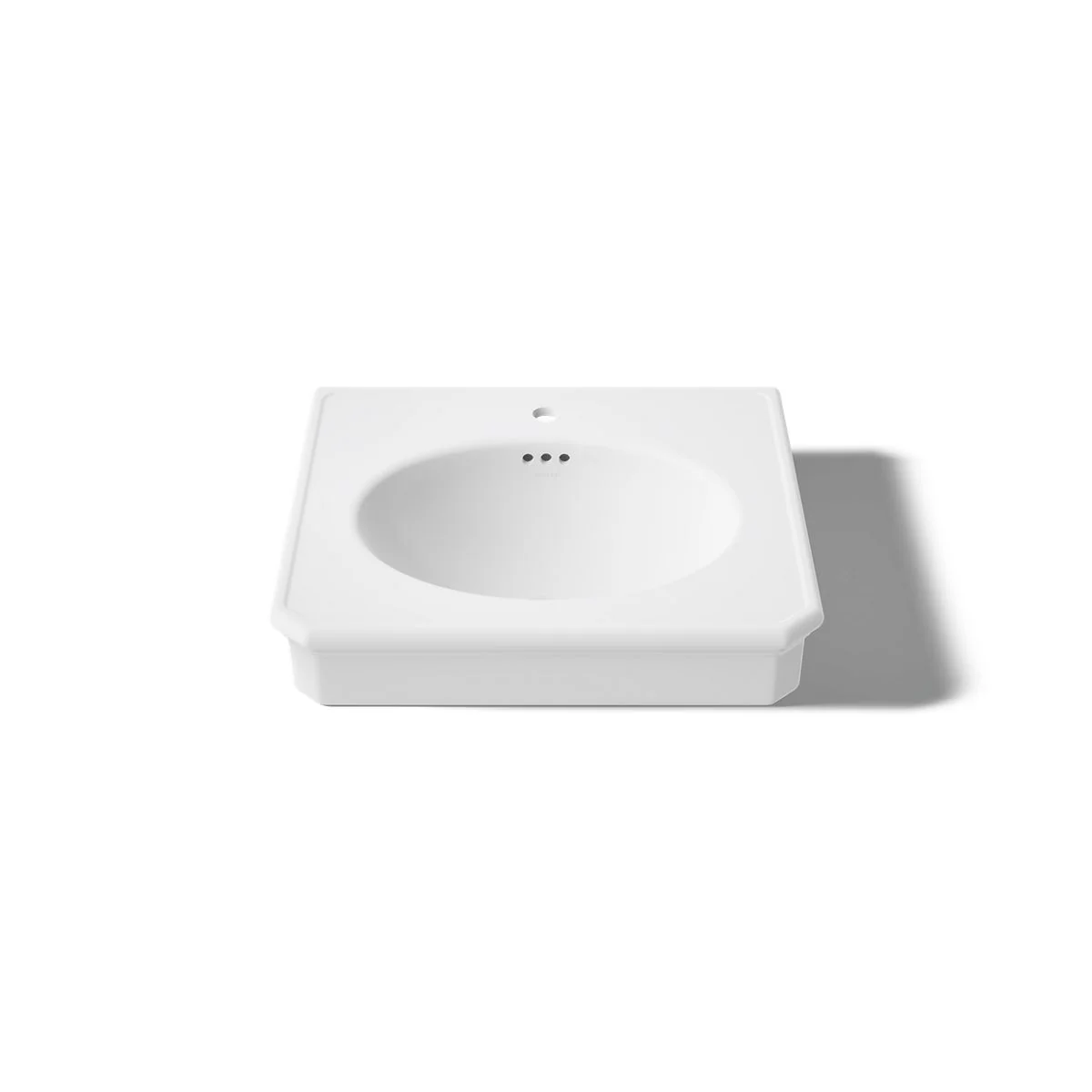 KOHLER K-38224-1 Claude 24" rectangular pedestal/console table bathroom sink - Image 8