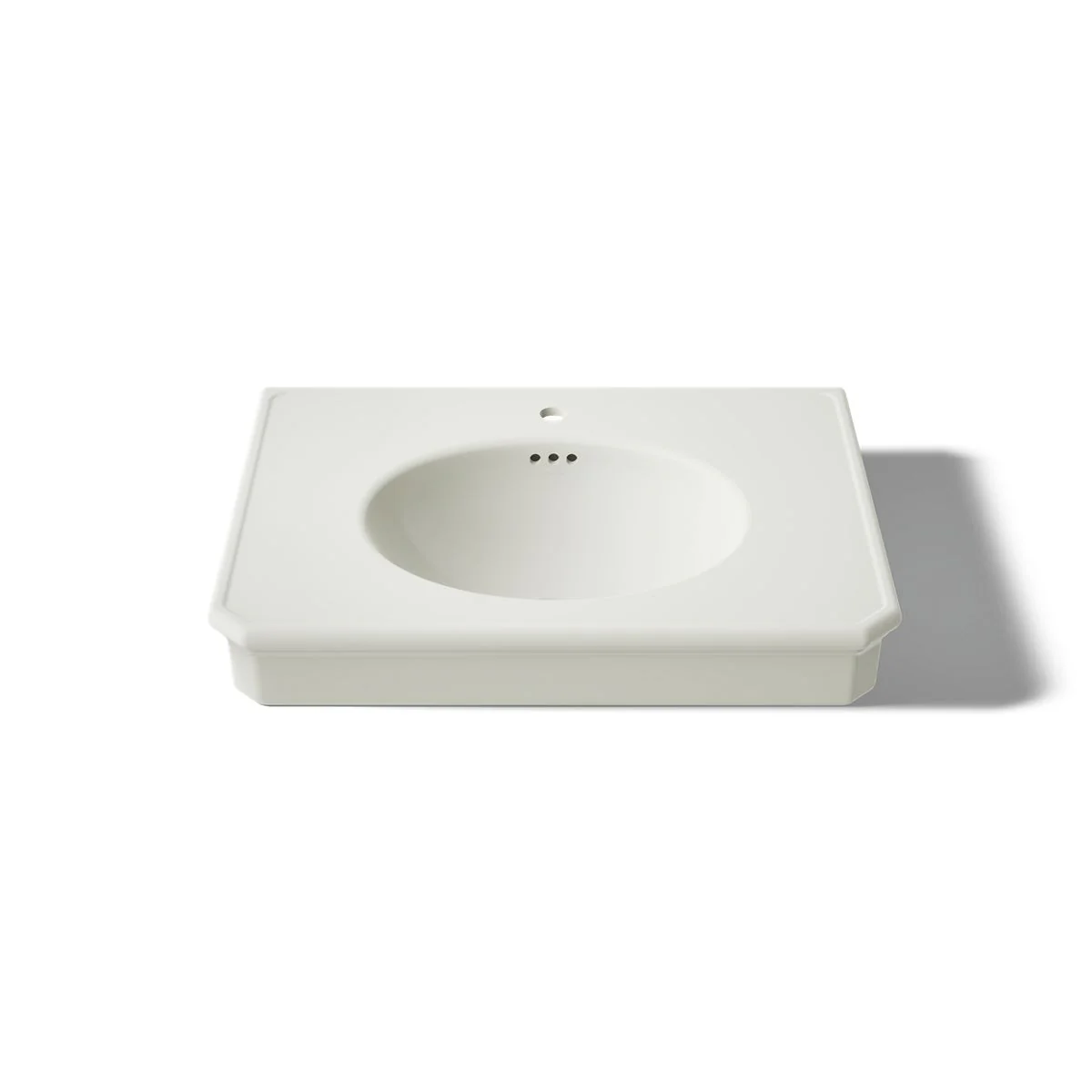 KOHLER K-38225-1 Claude 30" rectangular pedestal/console table bathroom sink - Image 2