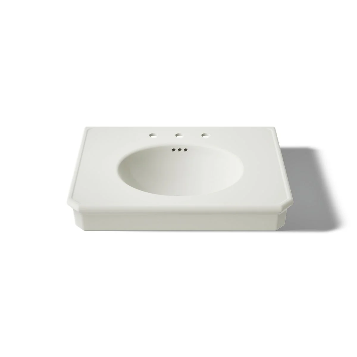 KOHLER K-38225-8 Claude 30" rectangular pedestal/console table bathroom sink - Image 2