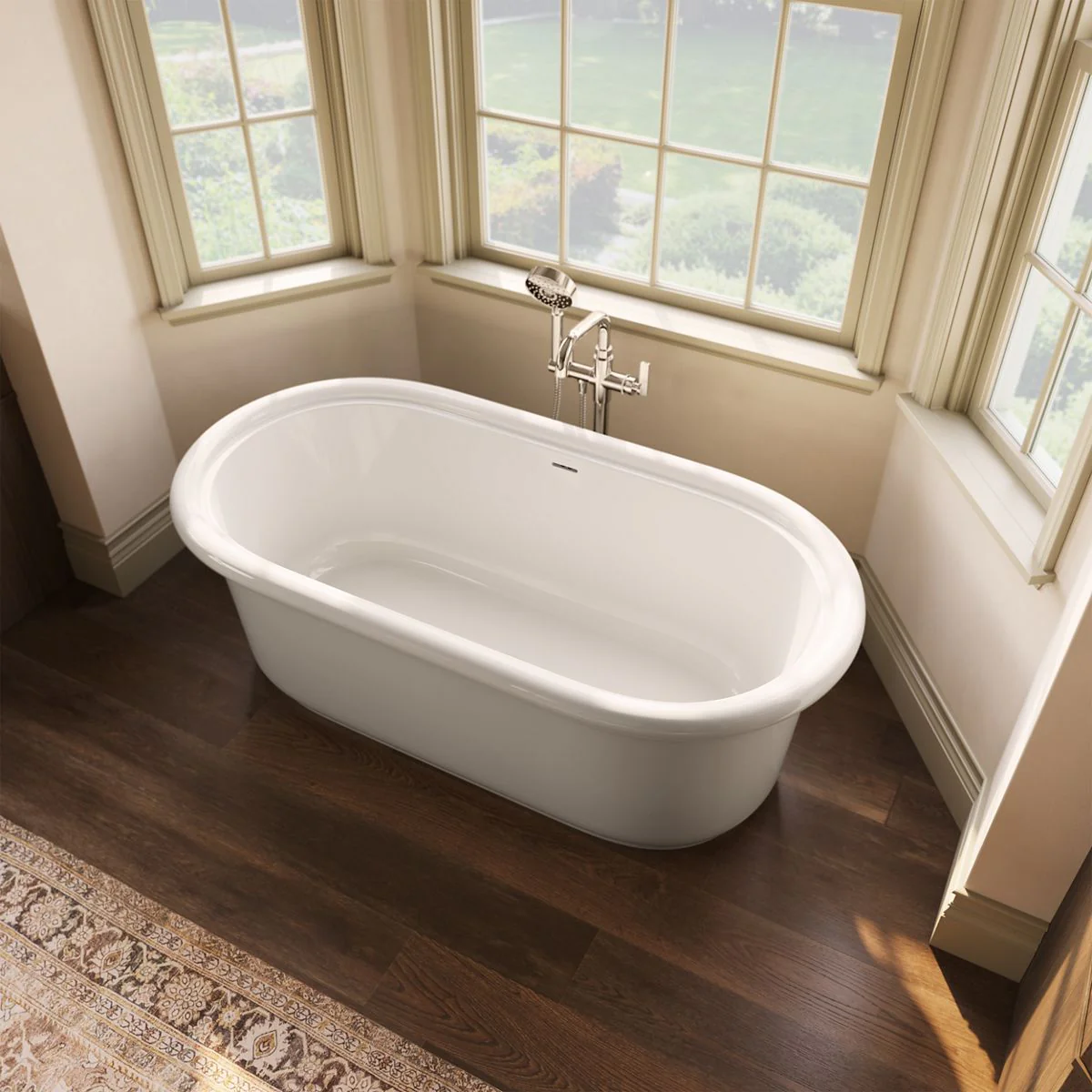 KOHLER K-38859 Claude 65-3/4" x 33-1/2" freestanding bath - Image 8