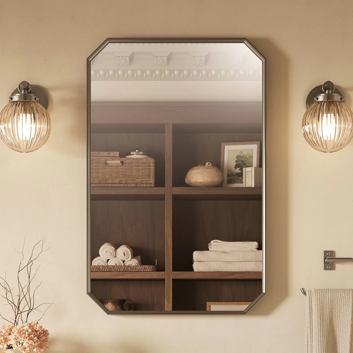 KOHLER K-39337 Claude 22" x 34" rectangular framed mirror - Image 11