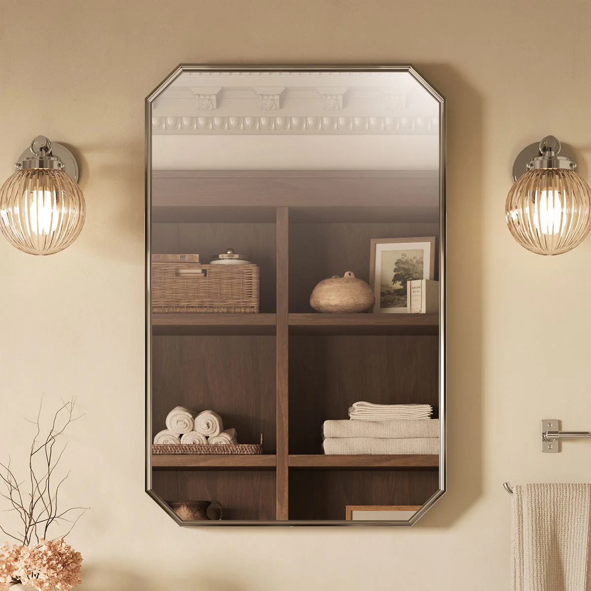KOHLER K-39337 Claude 22" x 34" rectangular framed mirror - Image 14