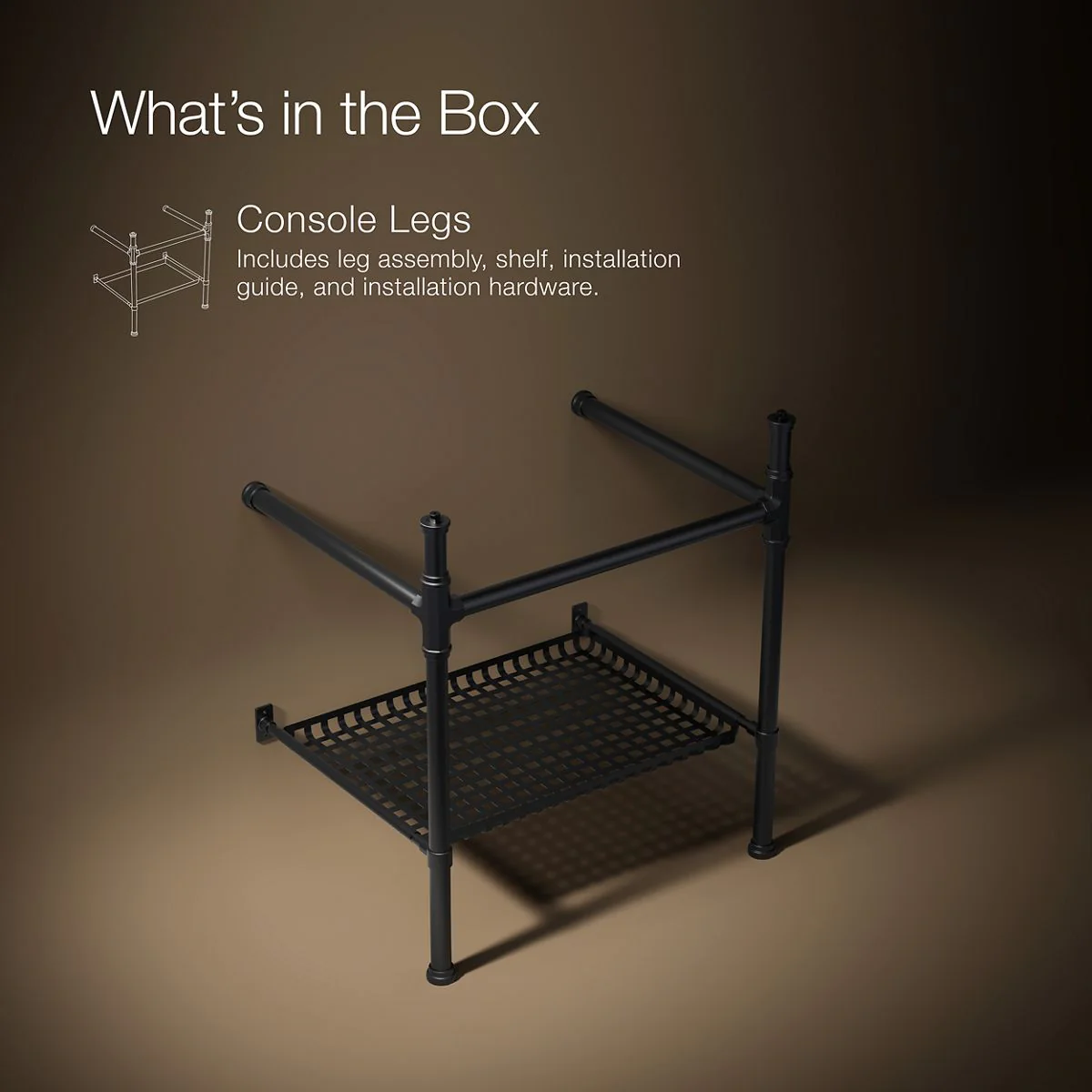 KOHLER K-40154 Claude Console table legs - Image 4