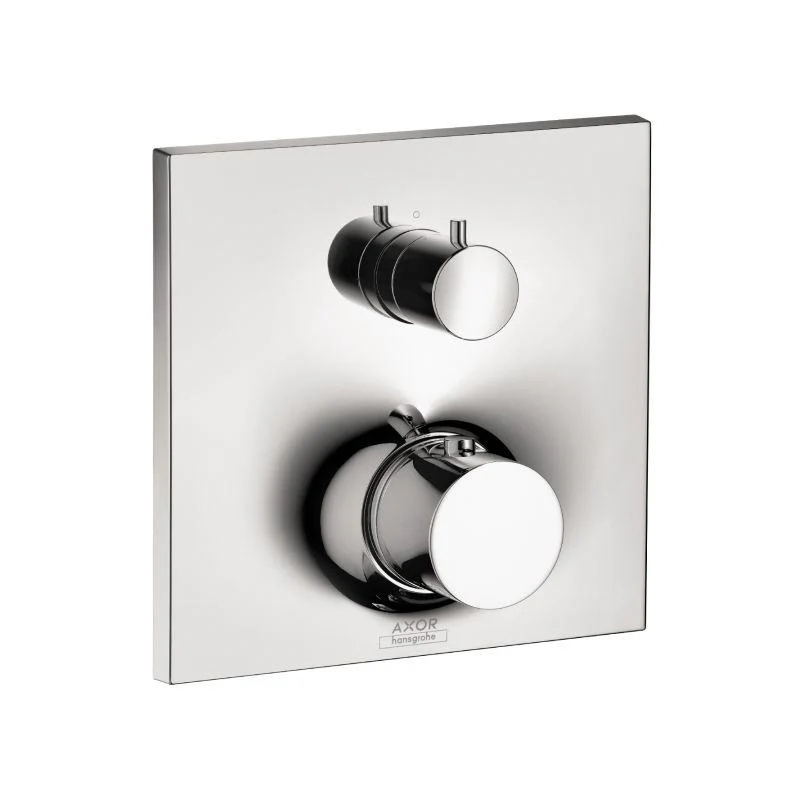AXOR 18750001 Massaud Thermostatic Valve Trim with Integrated Diverter and Volume Controls Less Valve