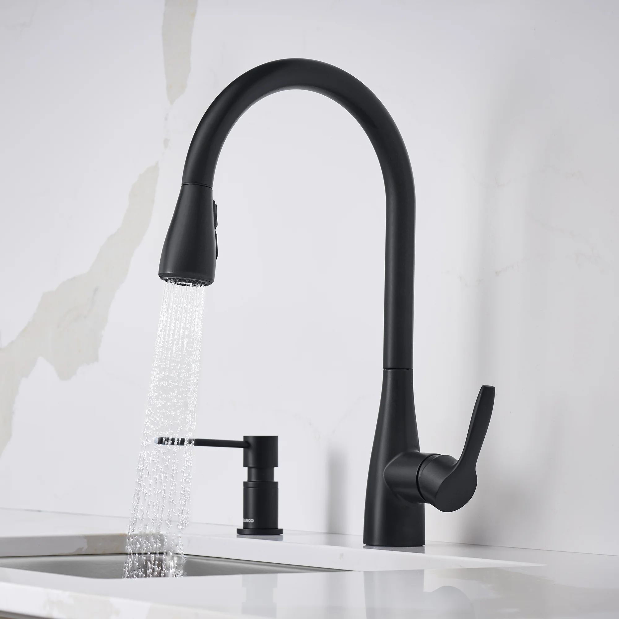 BLANCO Atura Pull-Down Dual-Spray Kitchen Faucet - Image 4