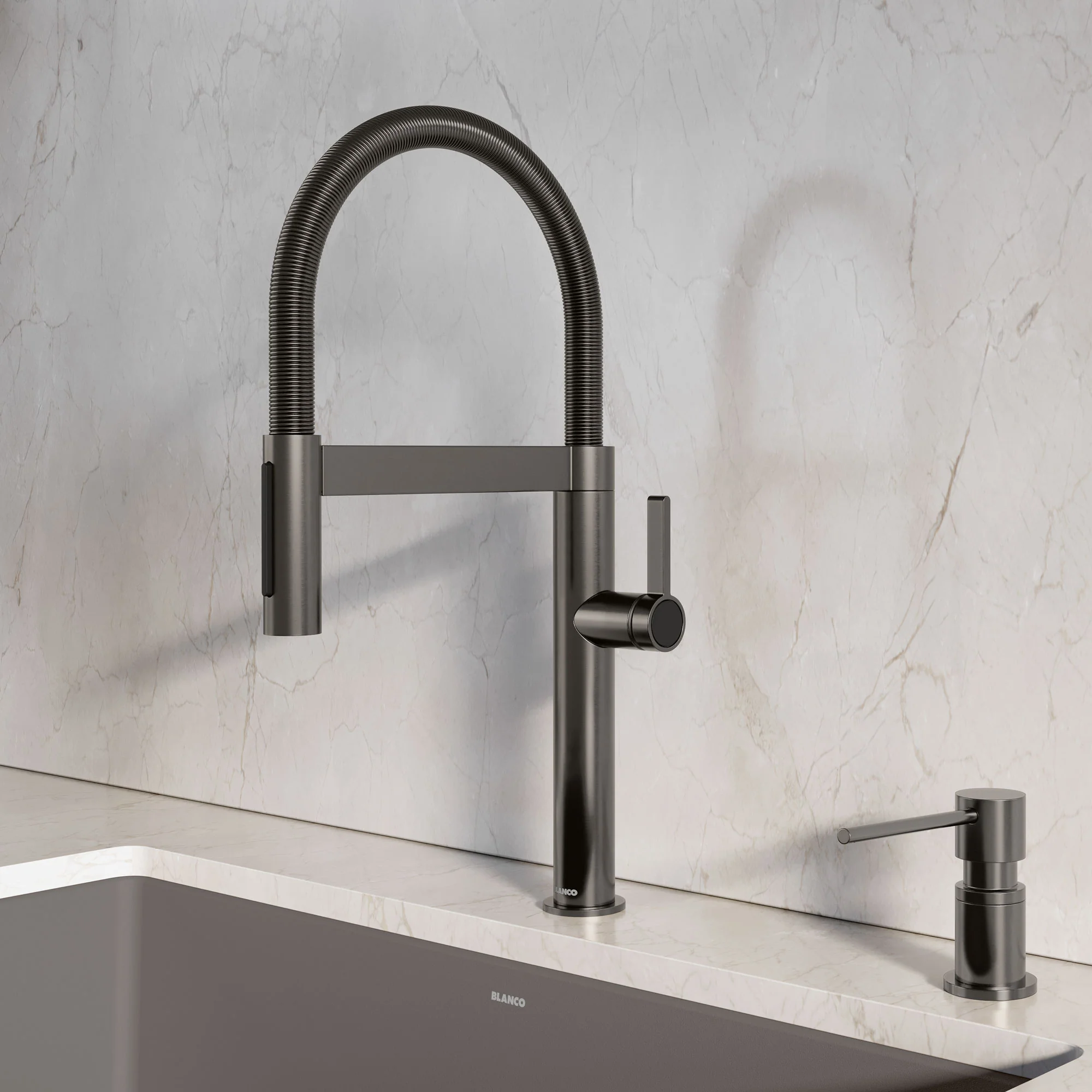 BLANCO Culina II Culina Mini II Pull-Down Dual-Spray Kitchen Faucet - Image 7
