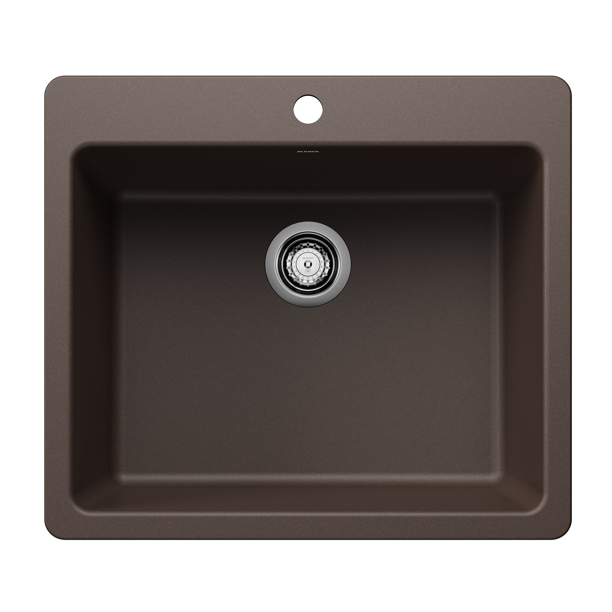 BLANCO Liven SILGRANIT 25" Single Bowl Dual Mount Kitchen Sink - Image 3