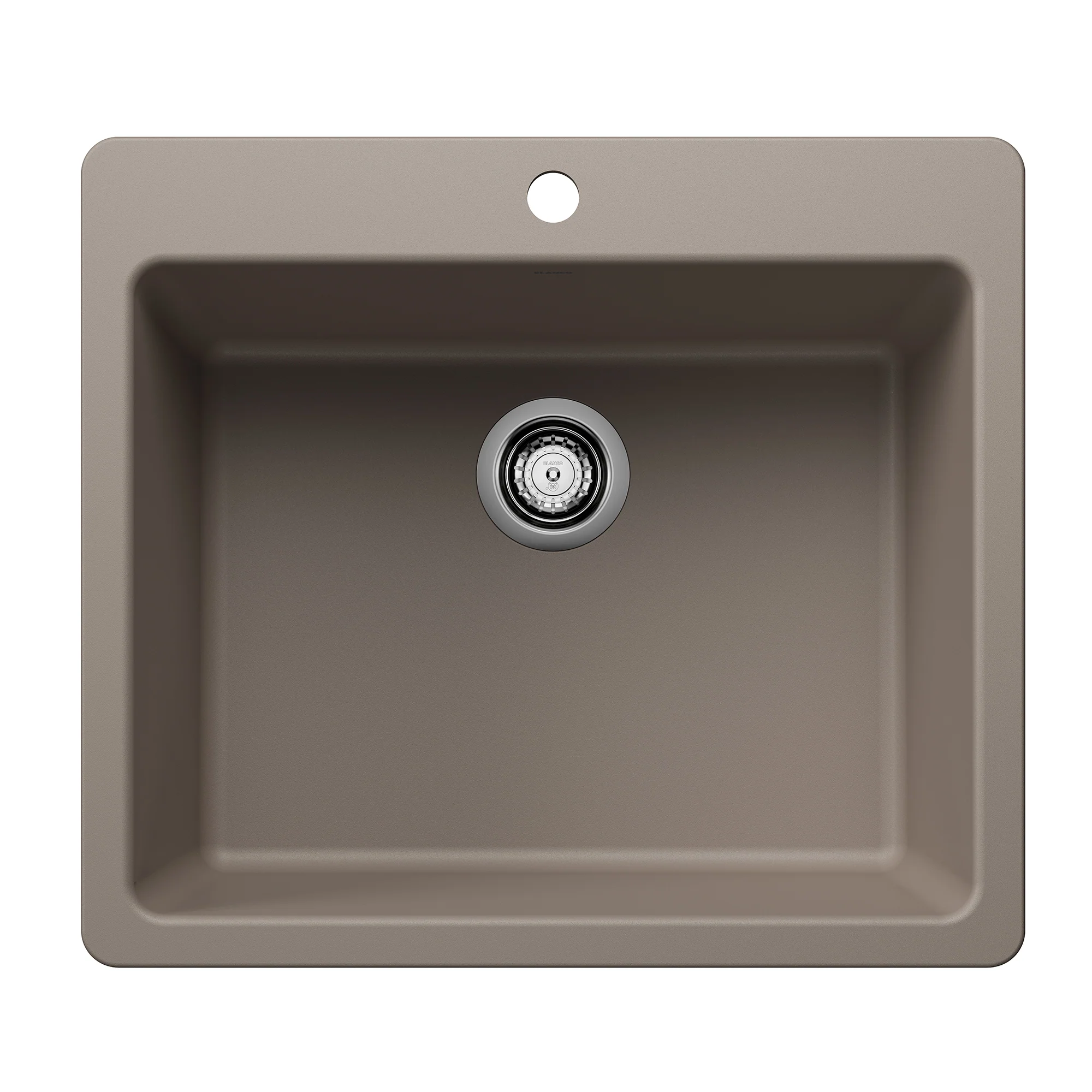 BLANCO Liven SILGRANIT 25" Single Bowl Dual Mount Kitchen Sink - Image 7