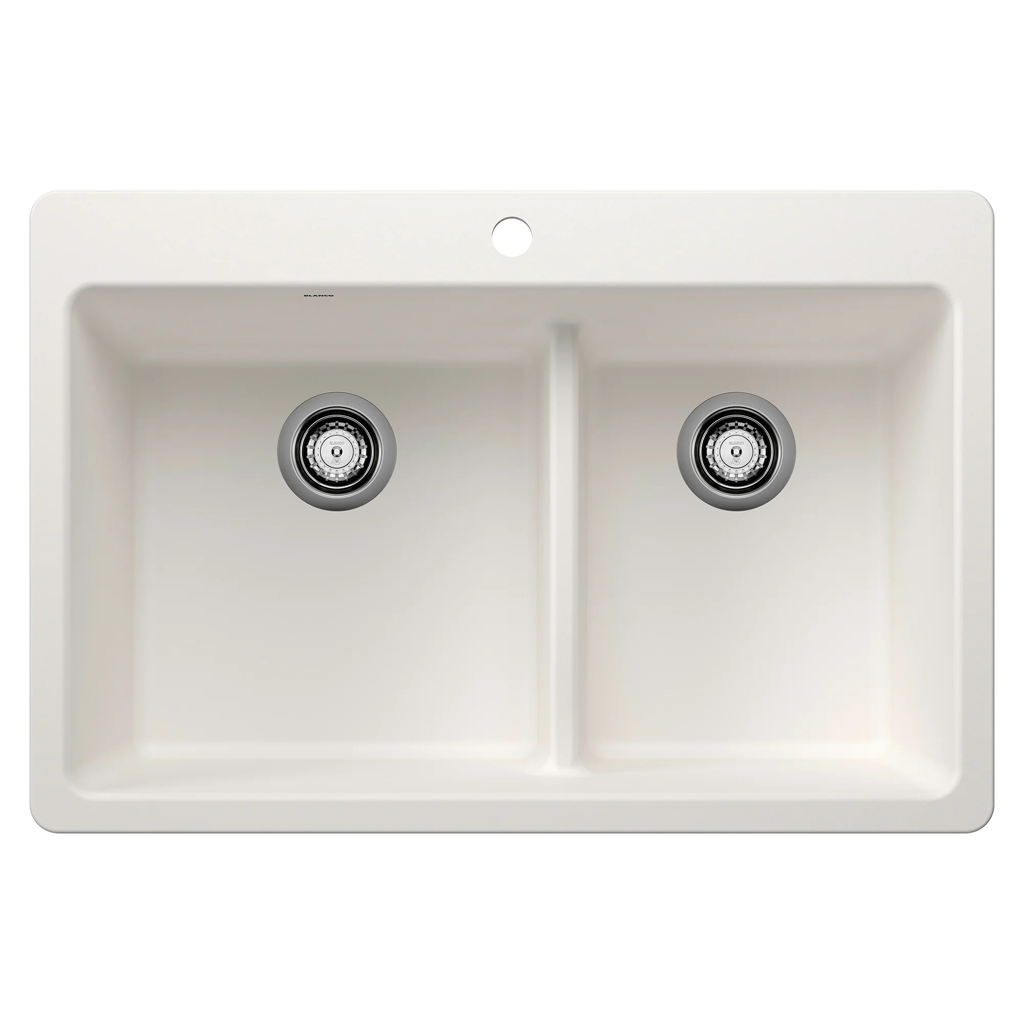 BLANCO Liven SILGRANIT 33" 60/40 Double Bowl Dual Mount Kitchen Sink with Low Divide - Image 6