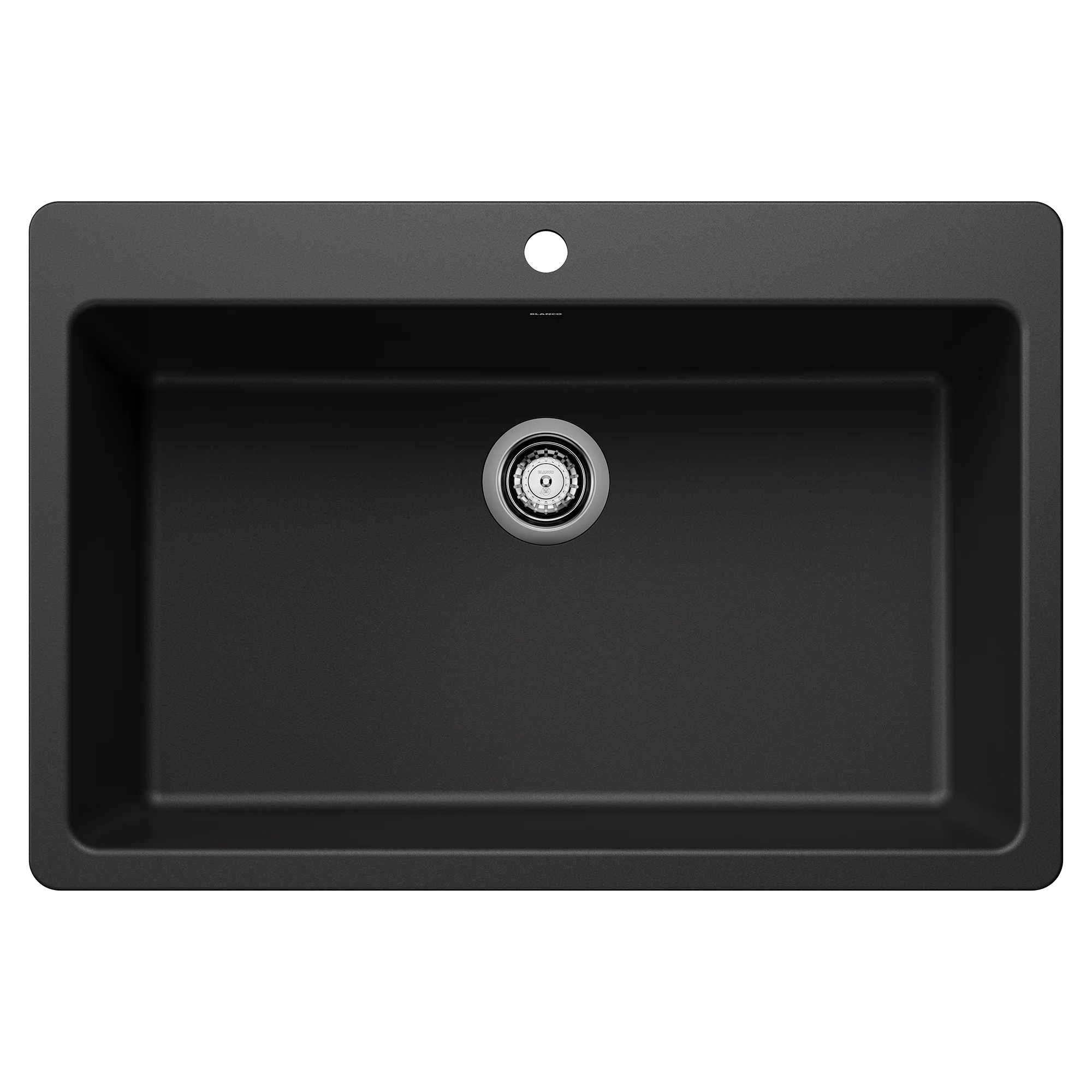BLANCO Liven SILGRANIT 33" Super Single Dual Mount Kitchen Sink