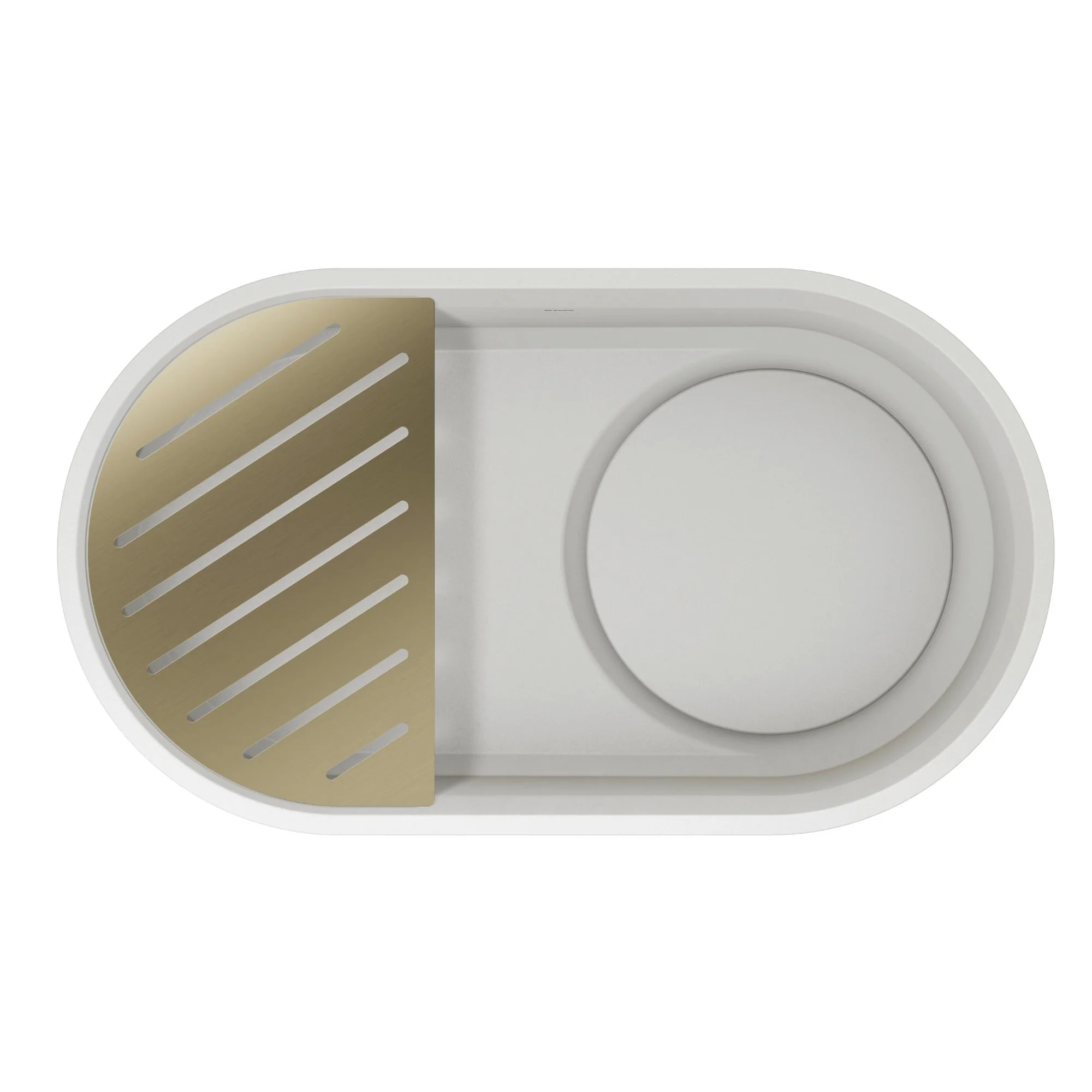 BLANCO Oovalon Drain & Accessory Bundle - Includes Top Grid, Basket Strainer and Drain Button - Image 5