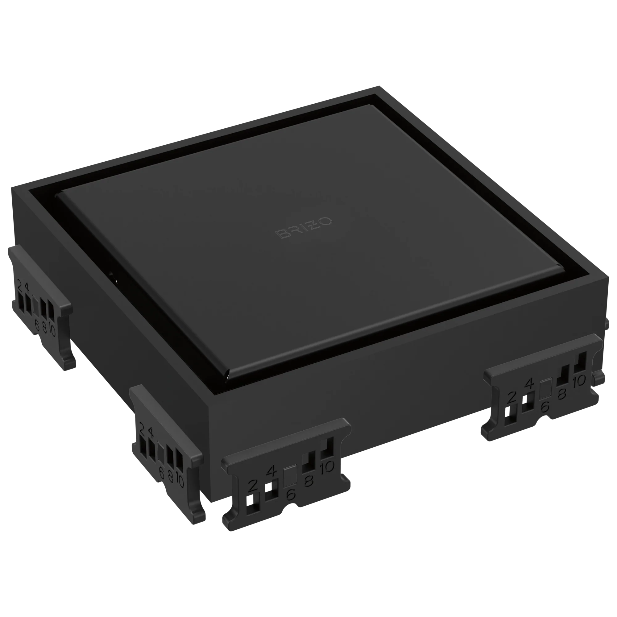 Brizo BT062418 4" Reversible Square Point Shower Drain - Image 2
