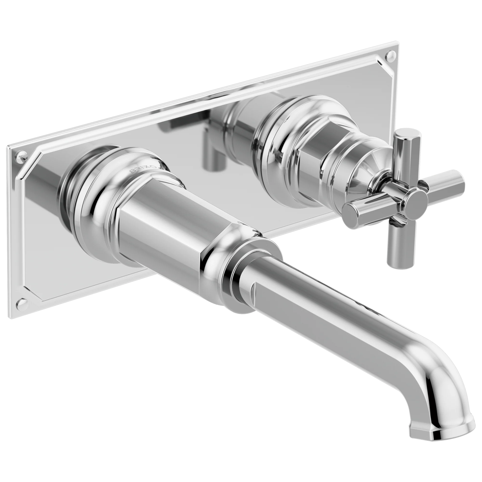 Brizo Invari T65776LF Two-Hole, Single-Handle Wall Mount Lavatory Faucet - Less Handle 1.2 GPM