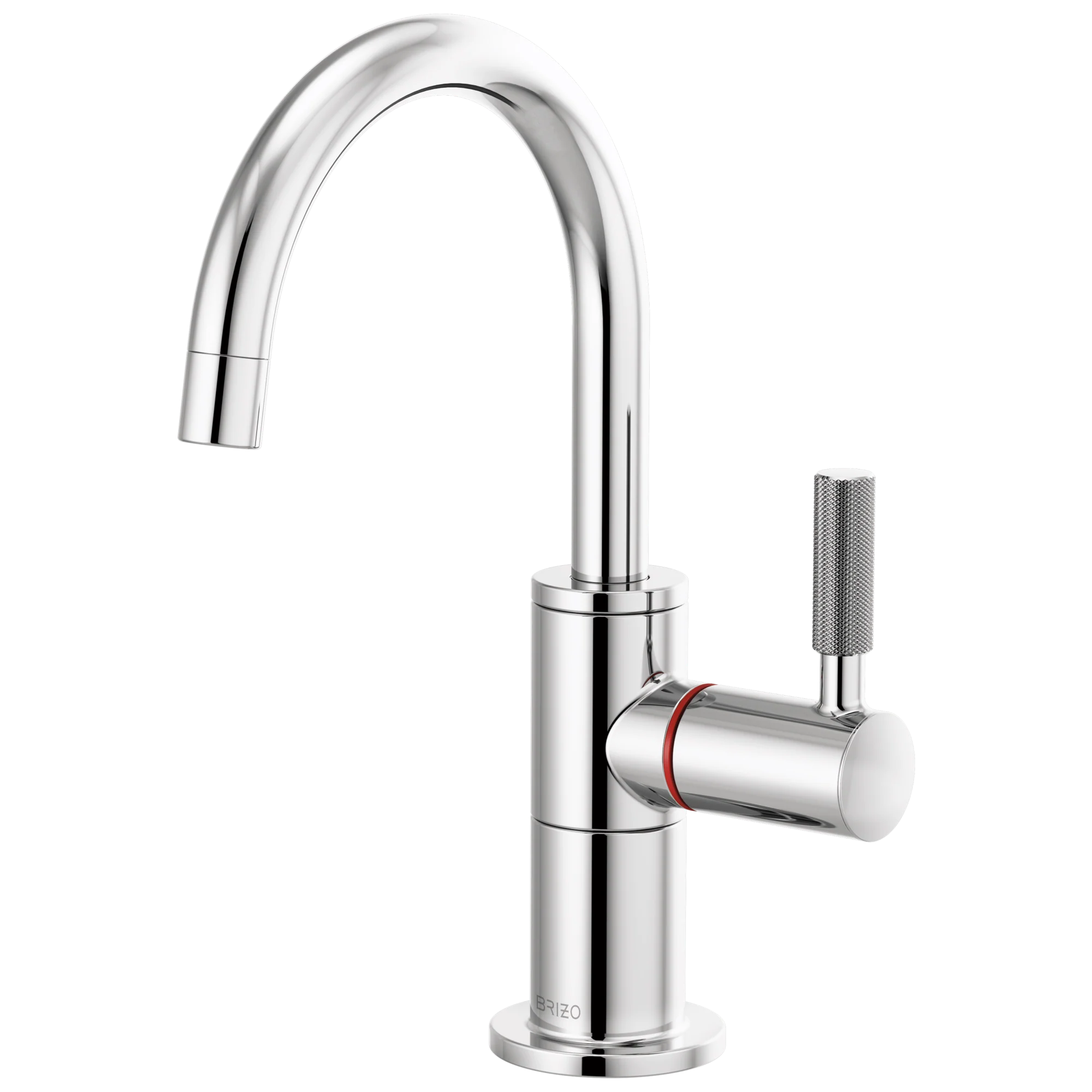 Brizo Litze 61343LF Instant Hot Faucet with Arc Spout and Knurled Handle