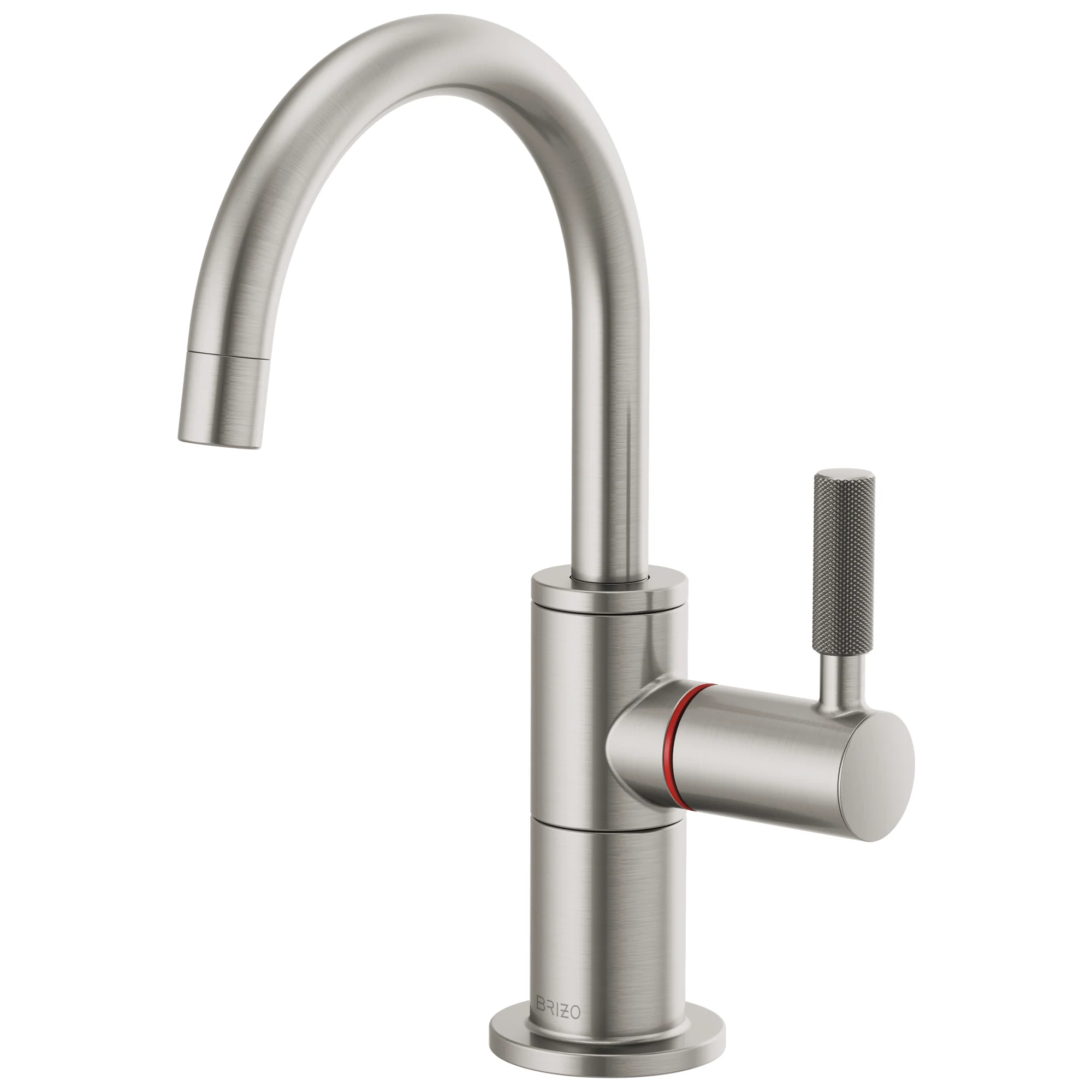 Brizo Litze 61343LF Instant Hot Faucet with Arc Spout and Knurled Handle - Image 2