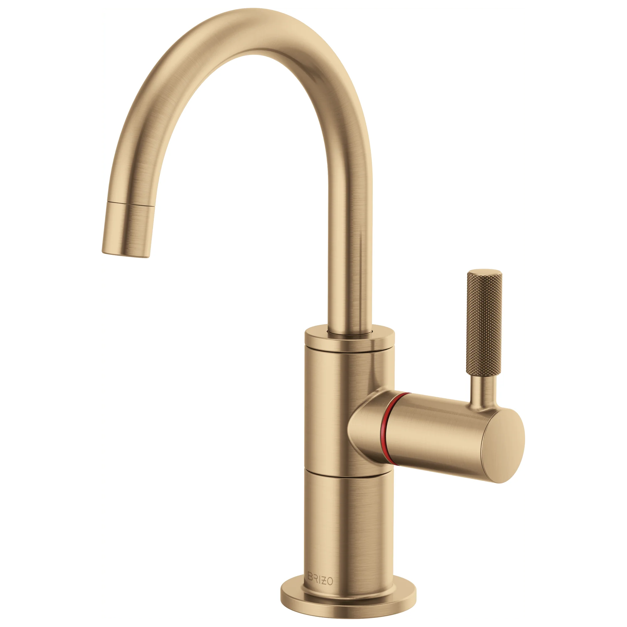 Brizo Litze 61343LF Instant Hot Faucet with Arc Spout and Knurled Handle - Image 3