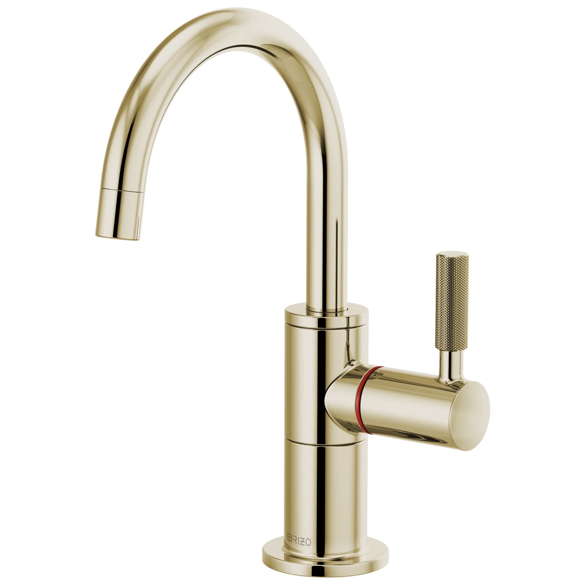 Brizo Litze 61343LF Instant Hot Faucet with Arc Spout and Knurled Handle - Image 4