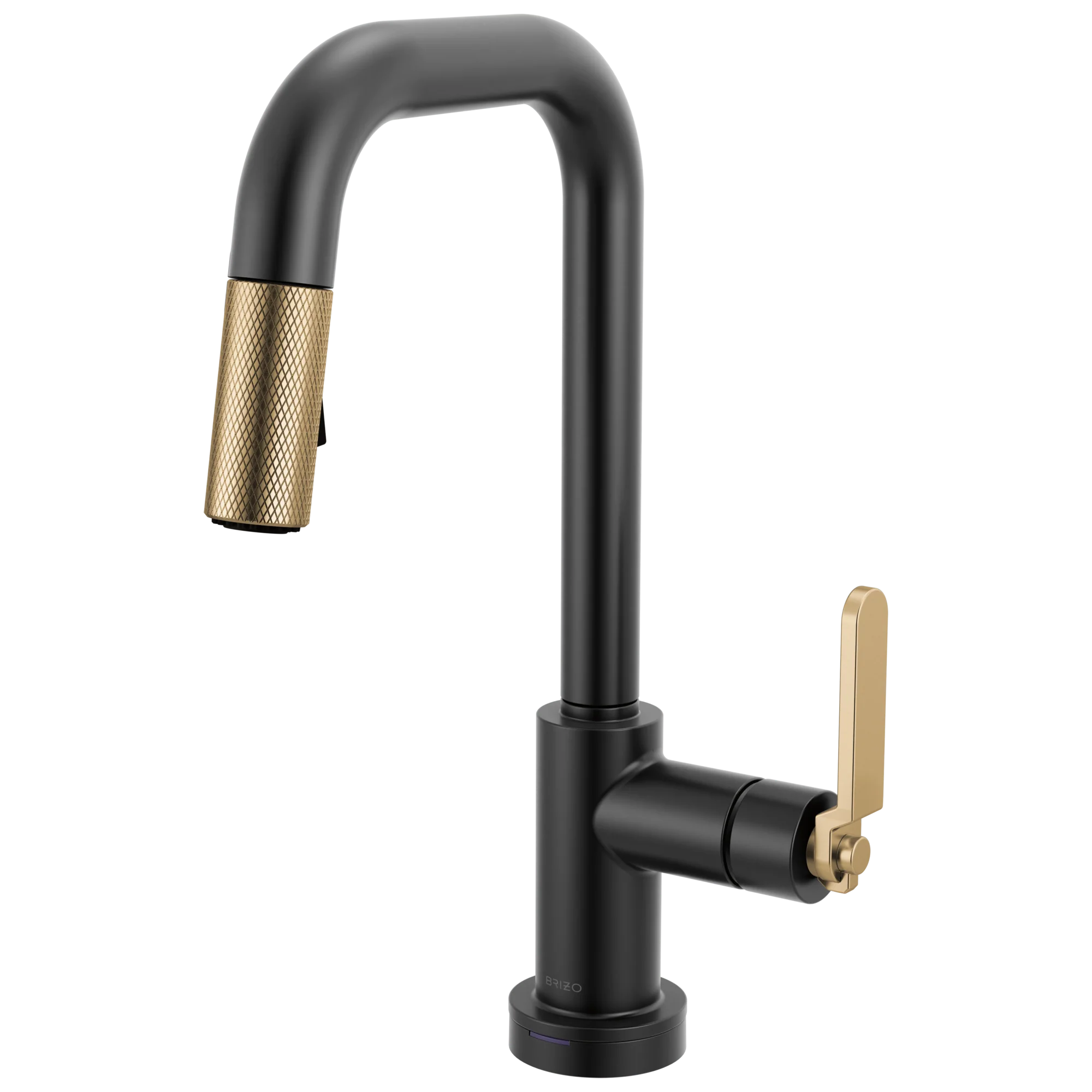 Brizo Litze 64954LF Smarttouch Pull-Down Prep Faucet with Square Spout - Industrial Handle
