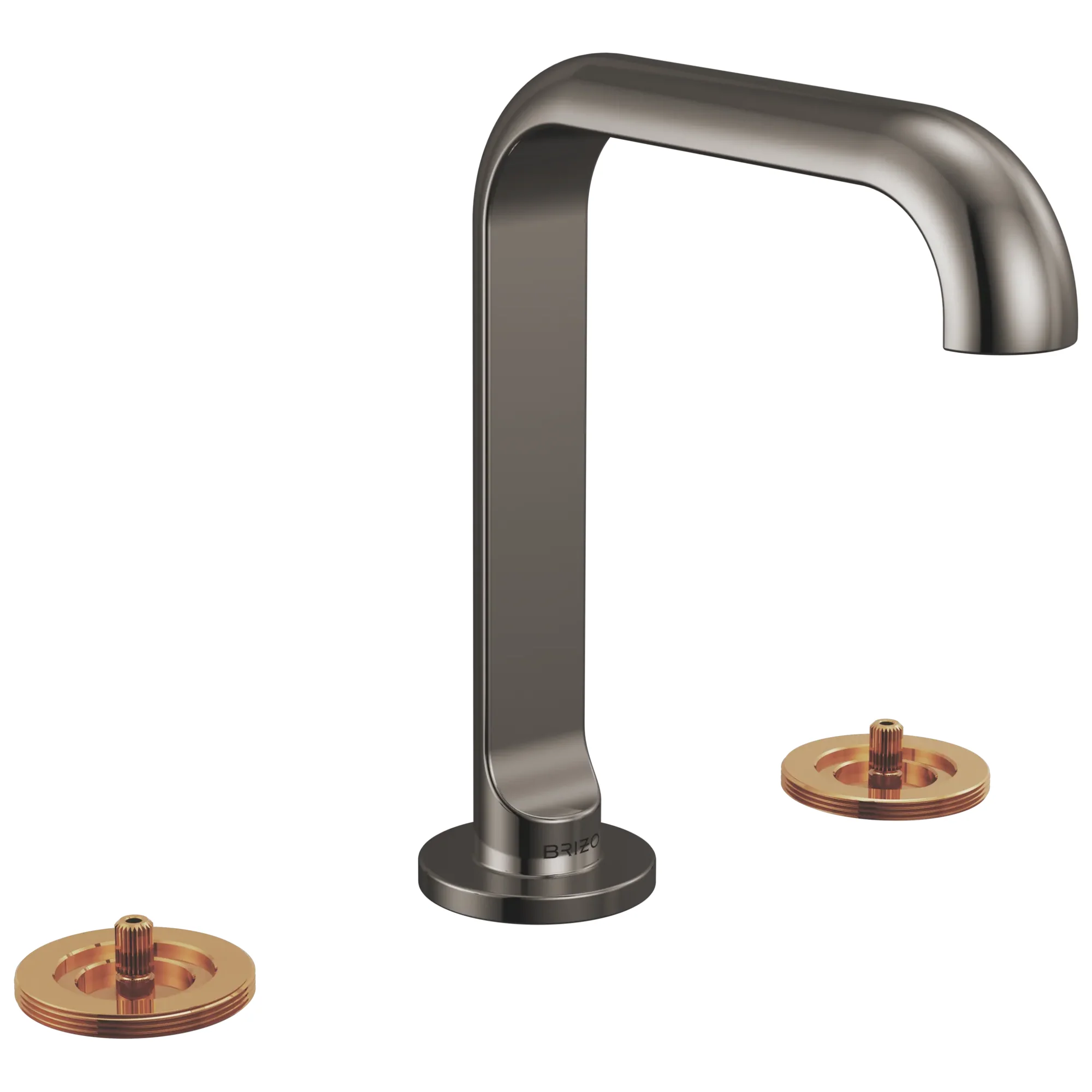Brizo Roccesco 653111LF Widespread Lavatory Faucet with Square Spout - Less Handles - Image 4