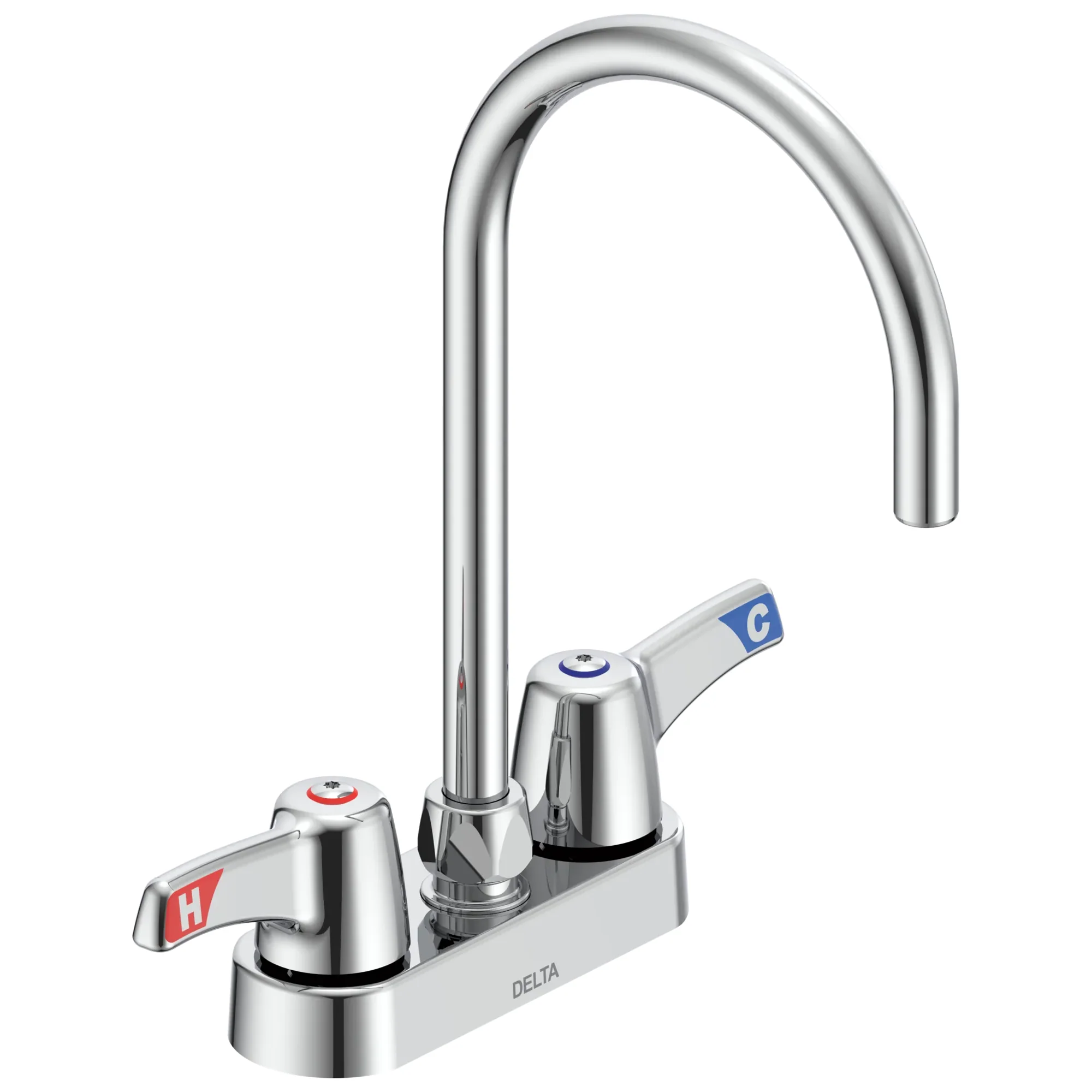 Commercial 27C4 / 27C5 / 27C6 27C4973 Two Handle 4" Deck-Mount Faucet