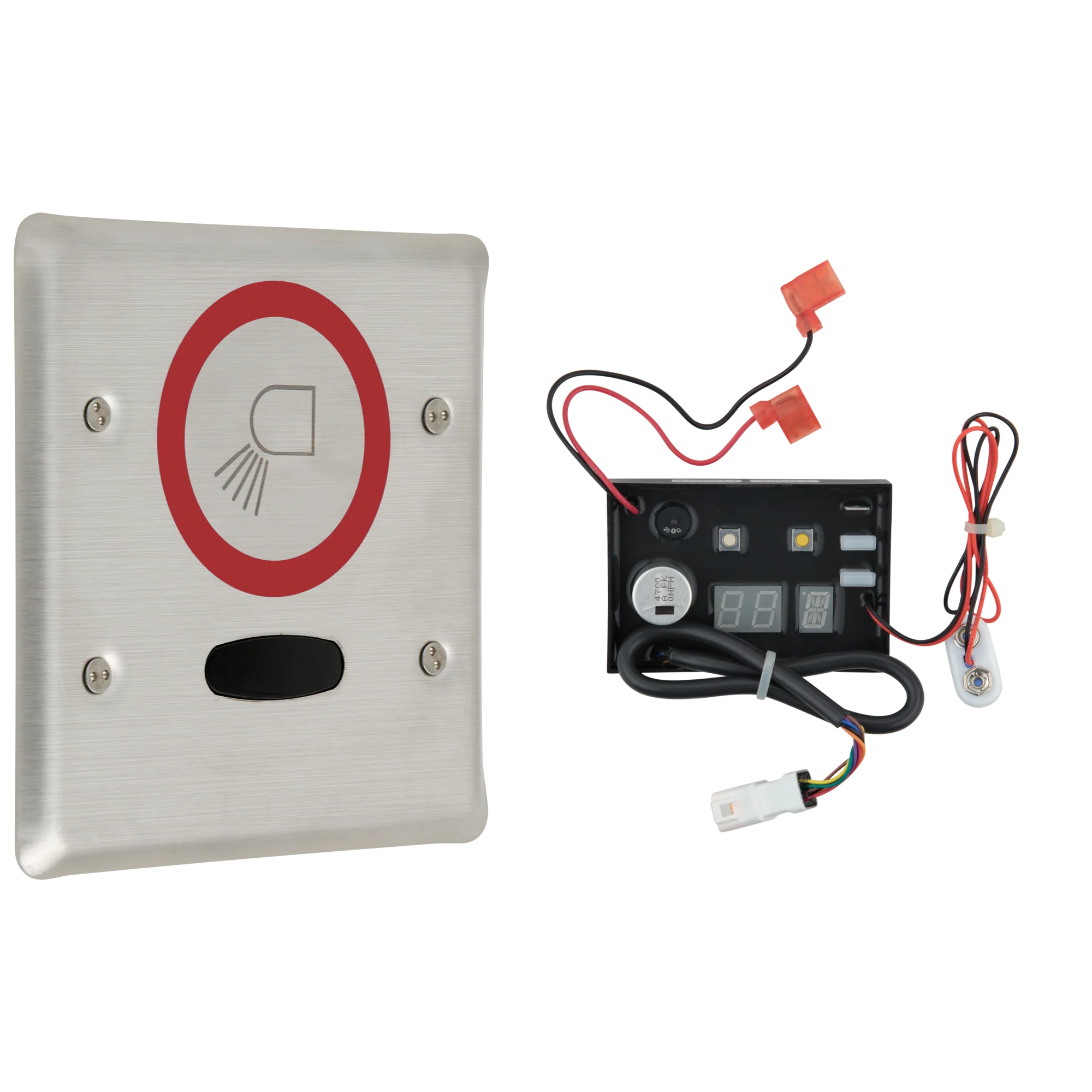 Commercial Instit Parts 061209A Wallmount Sensor Trim Kit (Red) less Spout