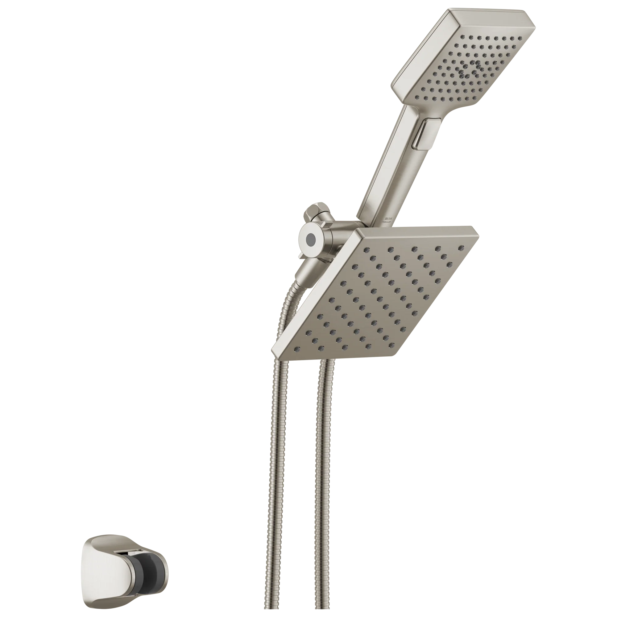 Delta Universal Showering Components 75755SN 5-Setting Two-in-One Combination Shower with Additional Mount