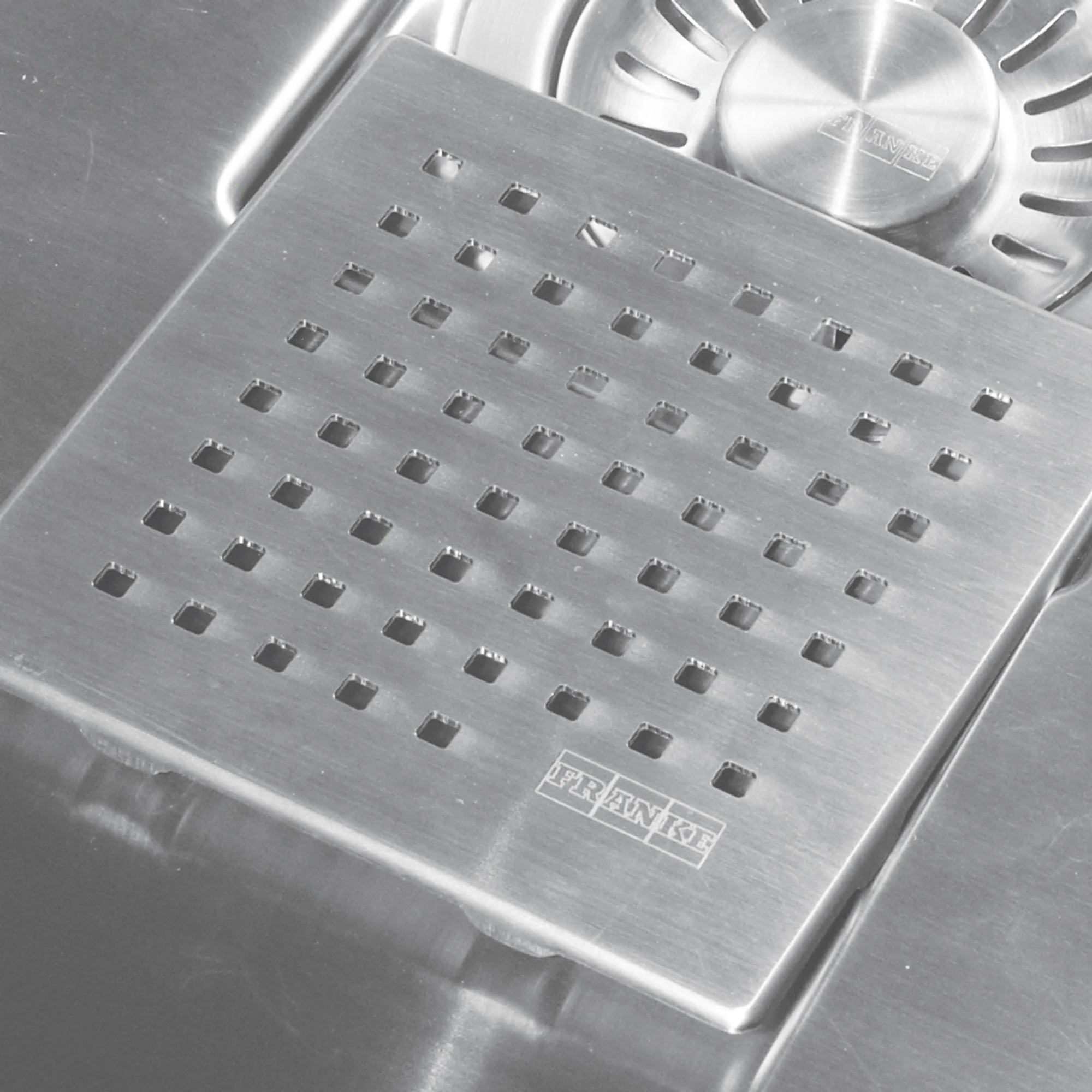 Franke PKXCVR Square Stainless Steel Replacement Drain Cover