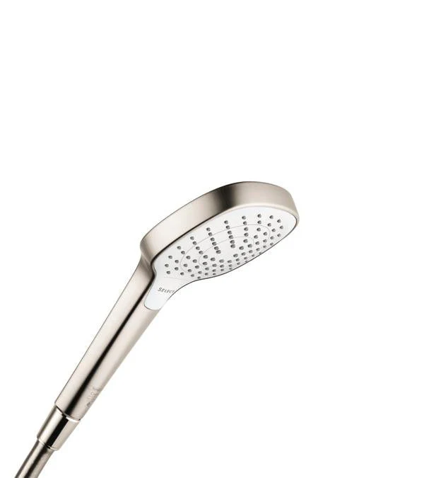 hansgrohe 26813401 Croma Select E 2.5 GPM Single Function Handshower with Select and Quick Clean Technologies in Chrome/White - Image 2
