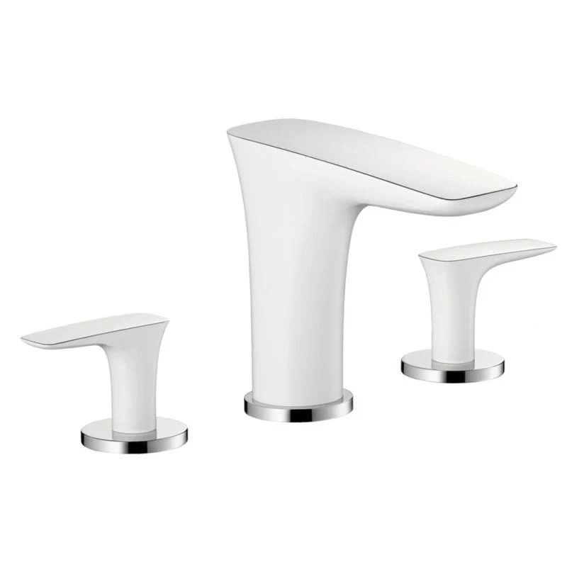 hansgrohe 15440001 Pura Vida Roman Tub Filler Faucet Non Diverter with Metal Lever Handles Less Valve in Chrome - Image 2