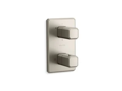 Kallista P33365-00 Bezel 3-Outlet Stacked Thermo Trim - Image 4