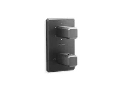 Kallista P33365-00 Bezel 3-Outlet Stacked Thermo Trim - Image 6