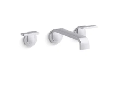 Kallista P34236-LV Guise Wall Mount Faucet, Wide Spread - Image 2