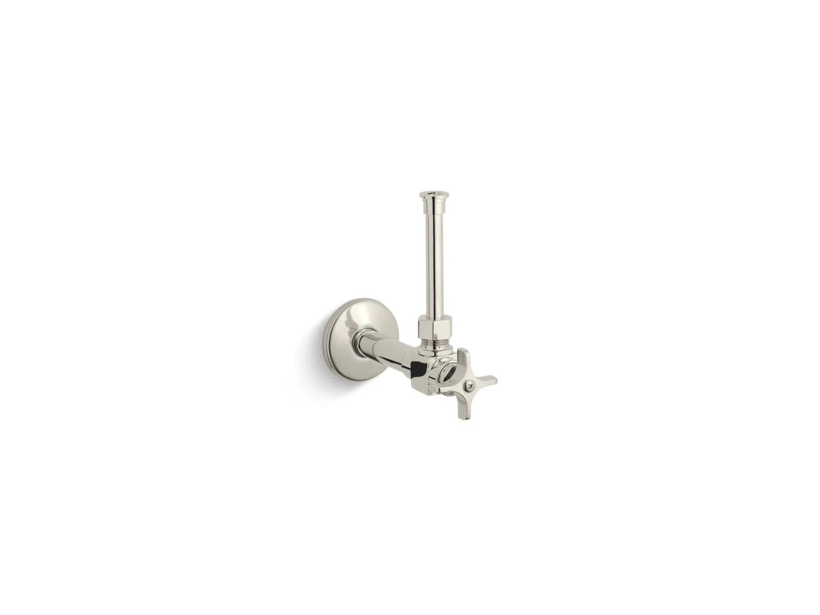 KOHLER K-7653 1/2" angle supply with stop, cross handle and rigid vertical tube - Image 8