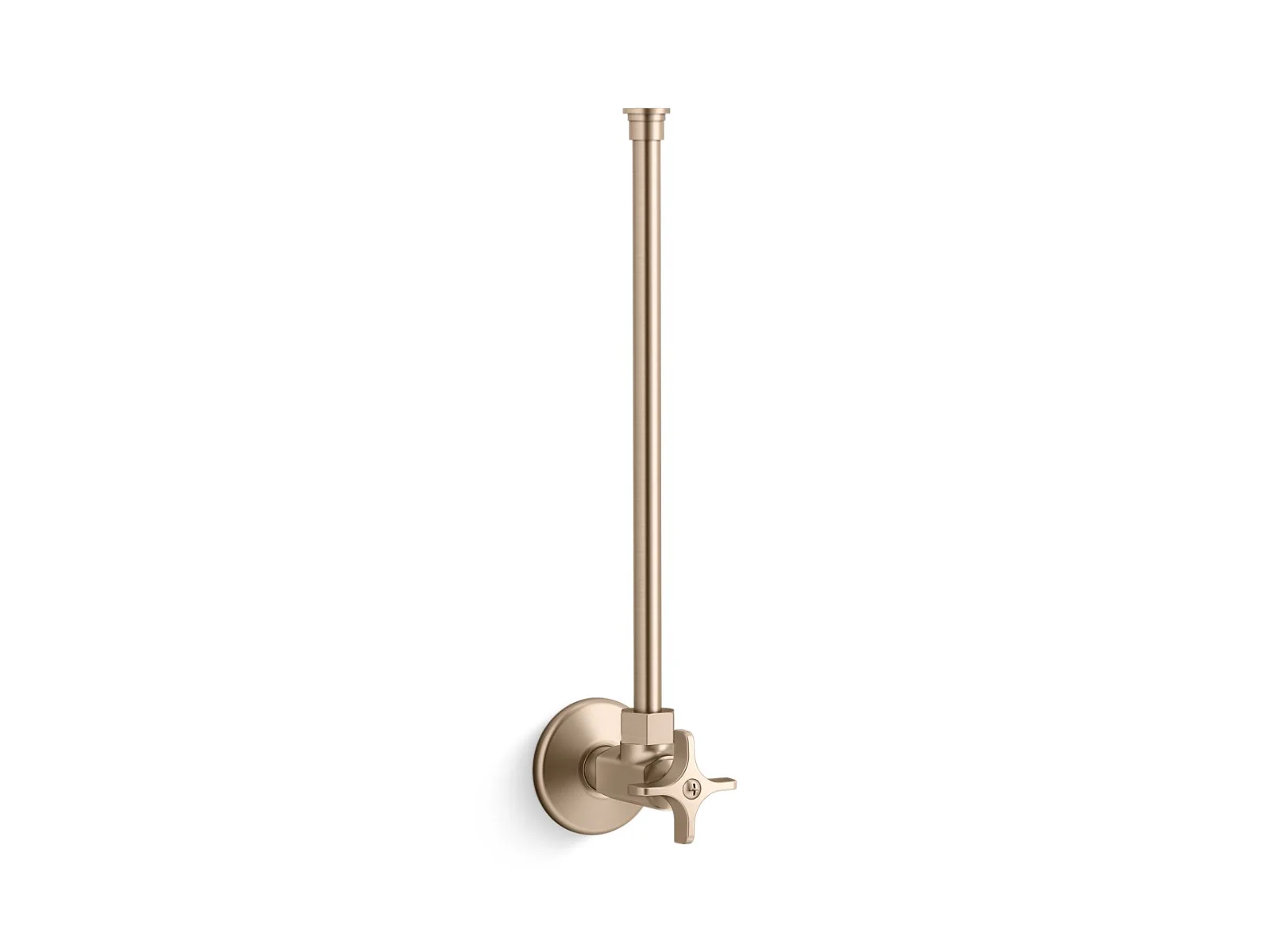 KOHLER K-7638 1/2" NPT angle supply with stop with cross handle and annealed vertical tube - Image 10