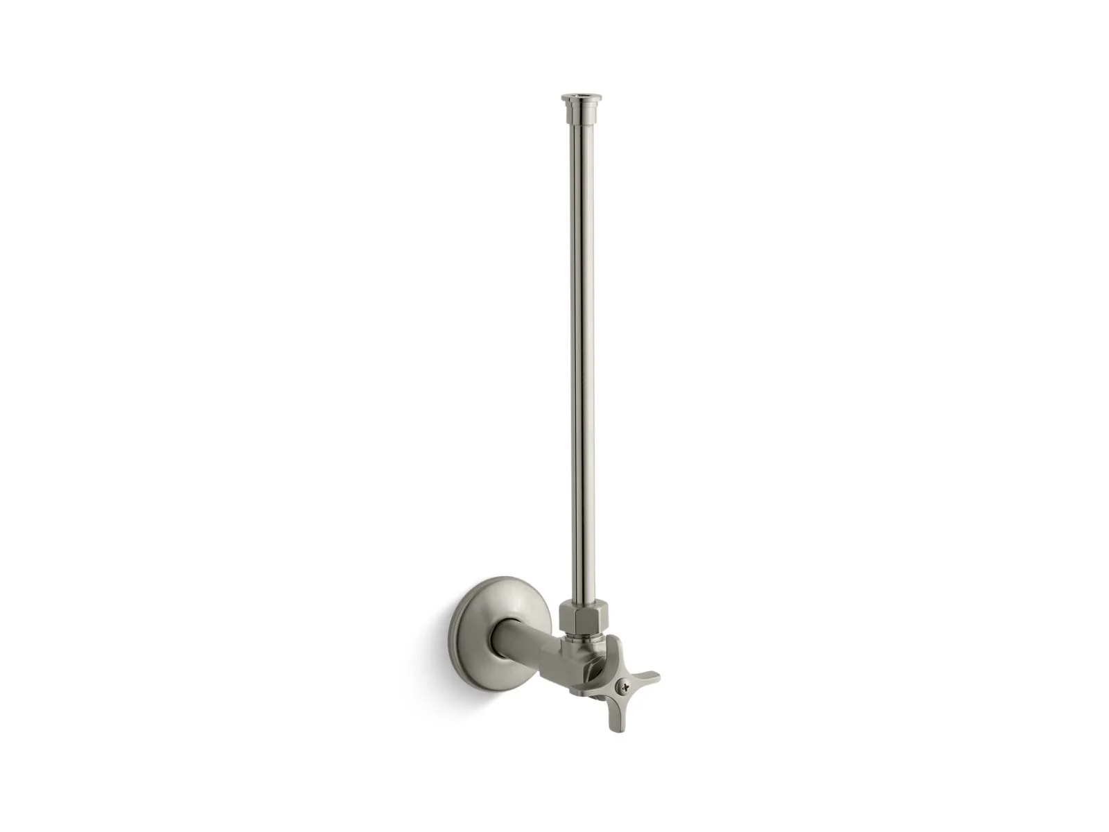 KOHLER K-7638 1/2" NPT angle supply with stop with cross handle and annealed vertical tube - Image 12