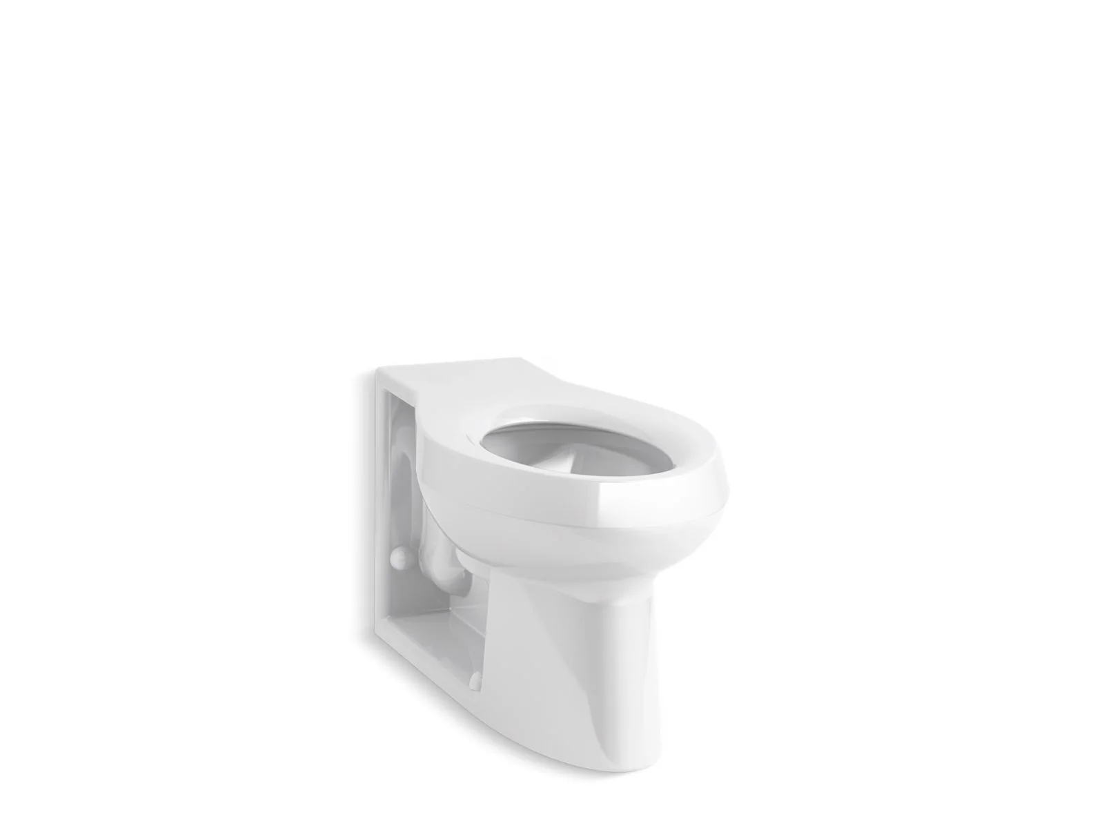 KOHLER K-4398 Anglesey Floor-mount rear spud flushometer bowl with integral seat - Image 2