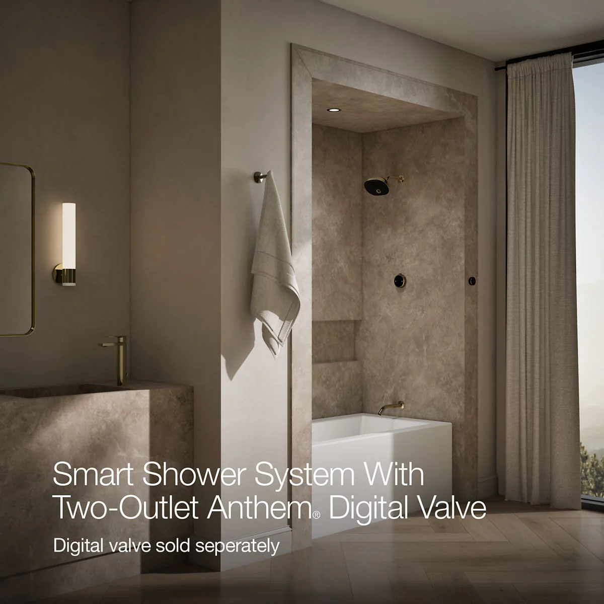 KOHLER K-37930 Anthem Duo Two-outlet bath/shower digital control - Image 35