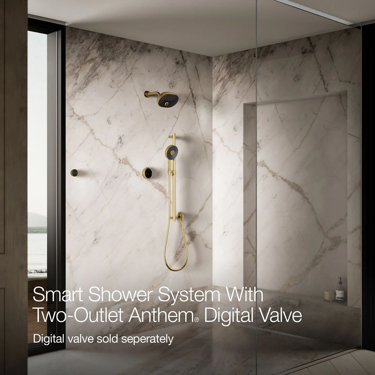 KOHLER K-36364 Anthem Duo Two-outlet shower digital control - Image 35