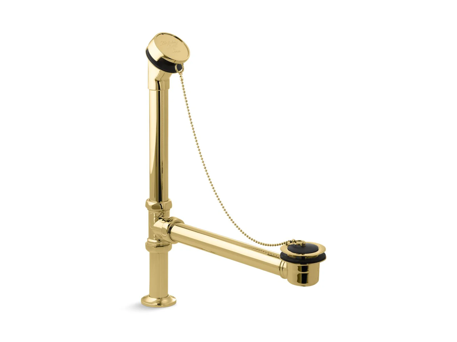KOHLER K-106 Antique Bath drain, chain and rubber stopper - Image 2