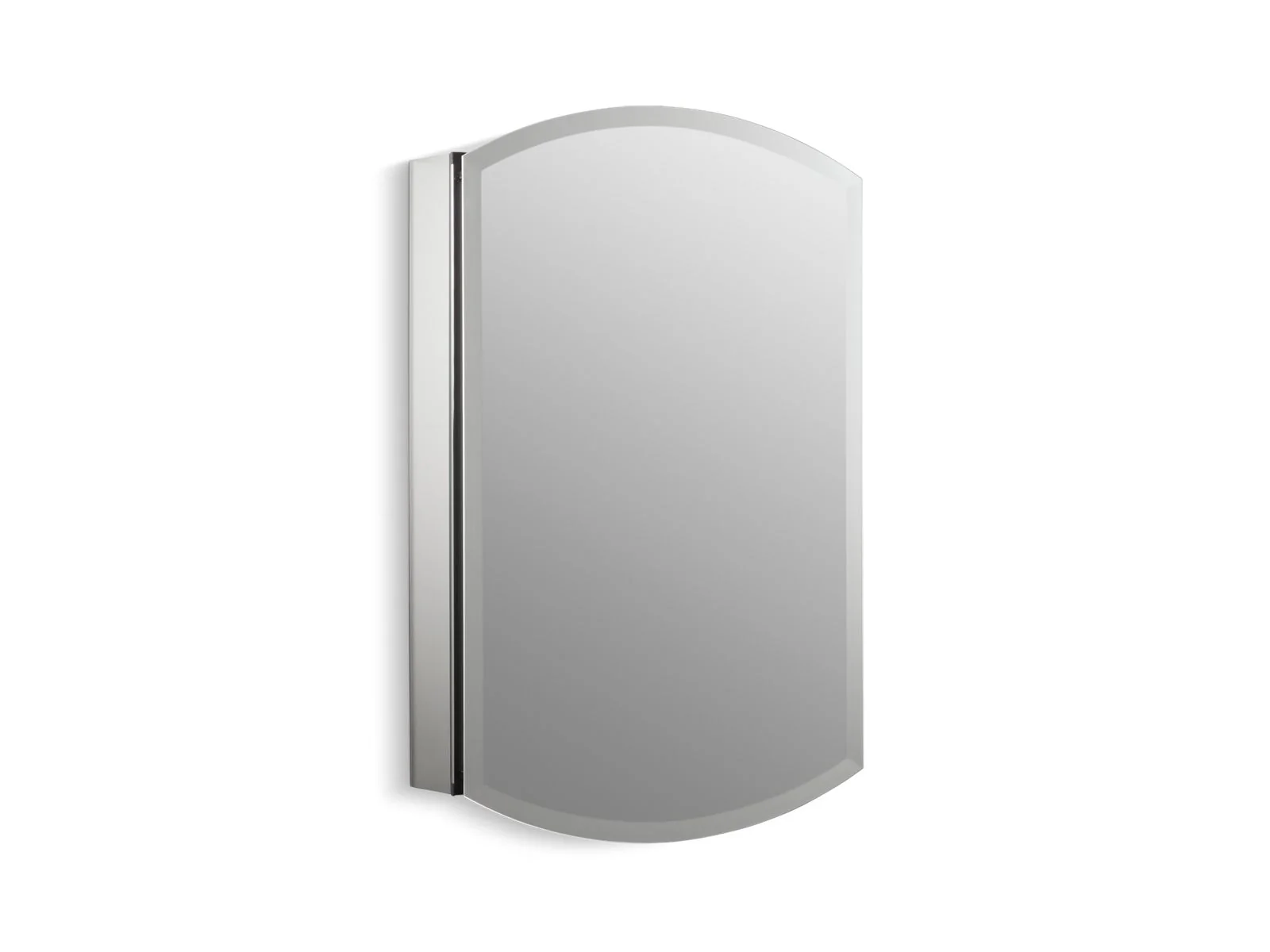 KOHLER K-3073 Archer 20" W x 31" H aluminum single-door medicine cabinet, beveled edges - Image 2