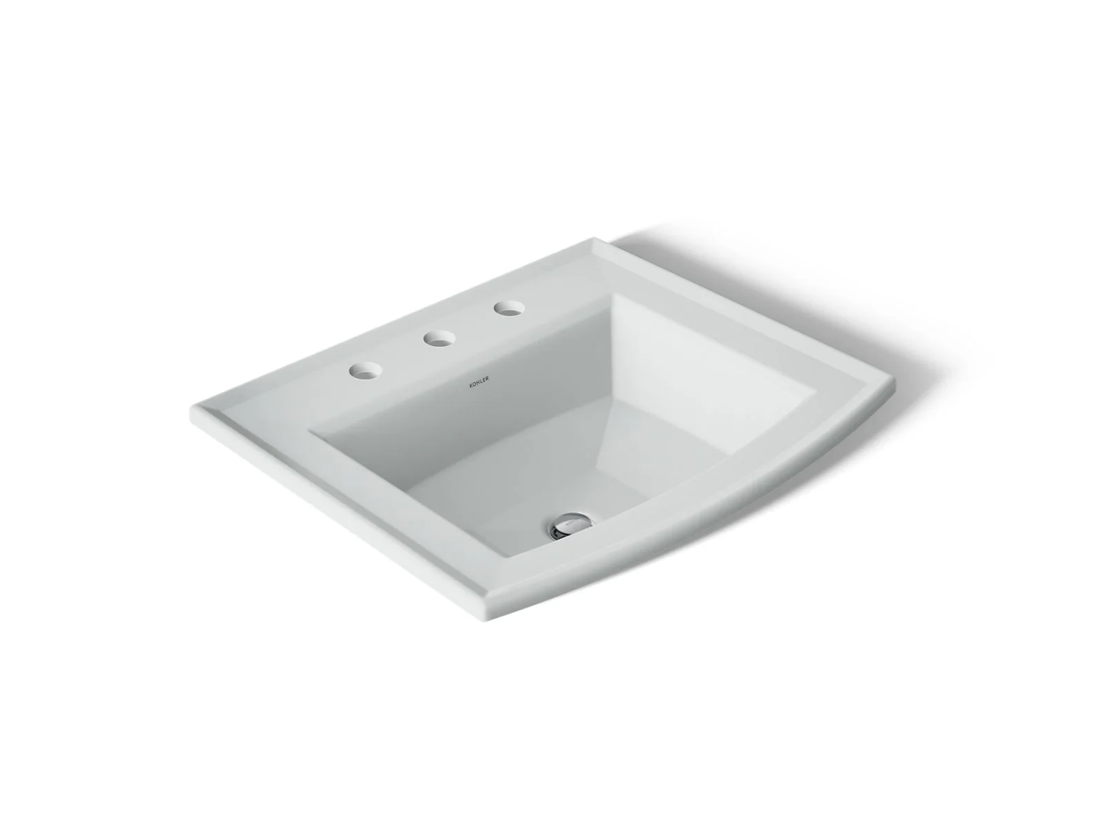 KOHLER K-2356-8 Archer 22-3/4" rectangular drop-in bathroom sink - Image 10