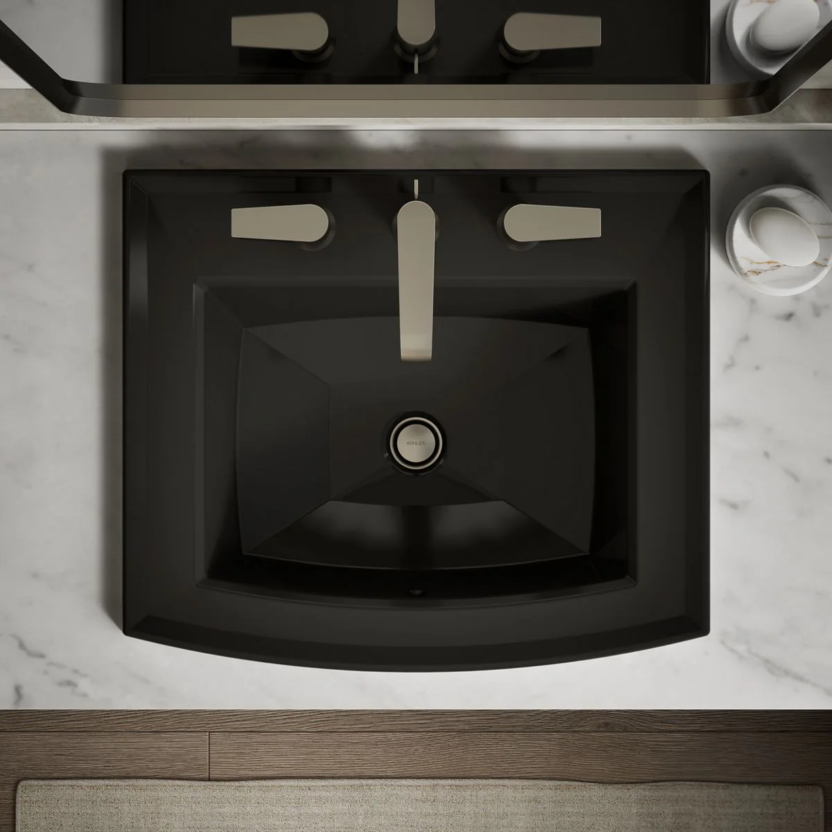 KOHLER K-2356-8 Archer 22-3/4" rectangular drop-in bathroom sink - Image 19