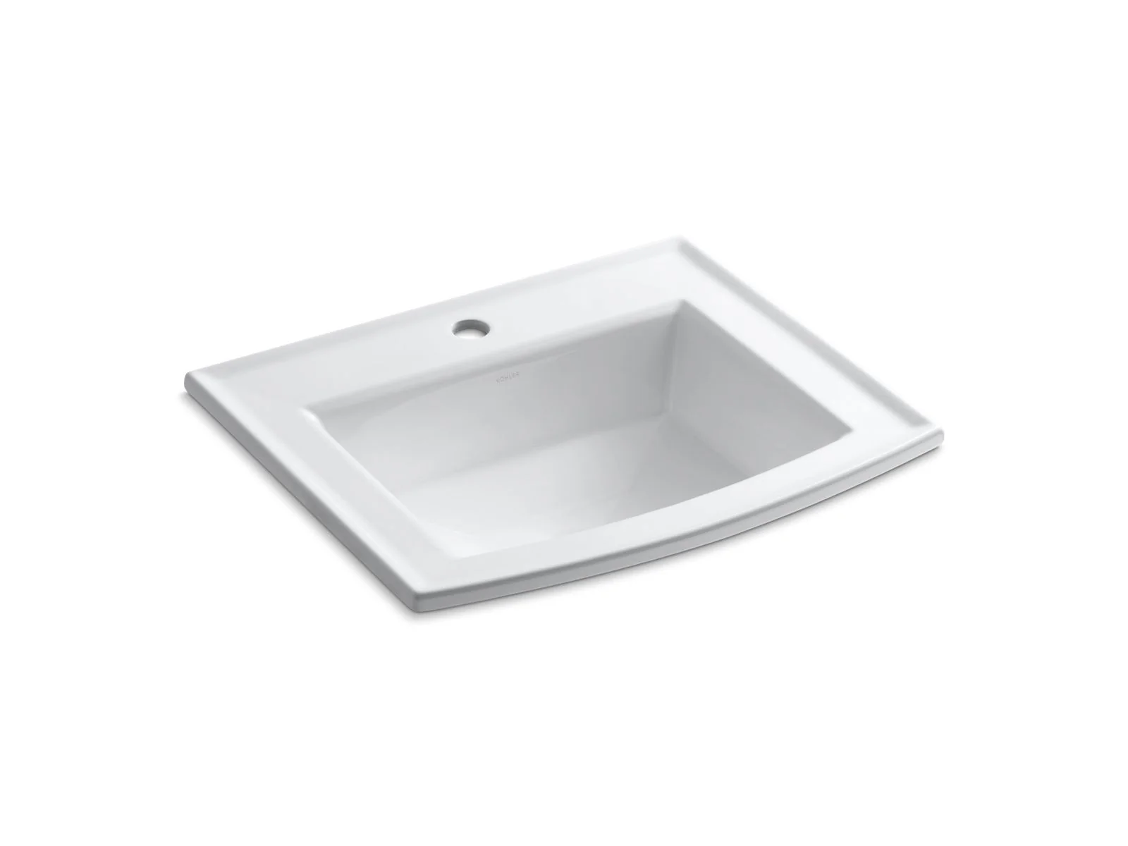 KOHLER K-2356-1 Archer 22-3/4" rectangular drop-in bathroom sink