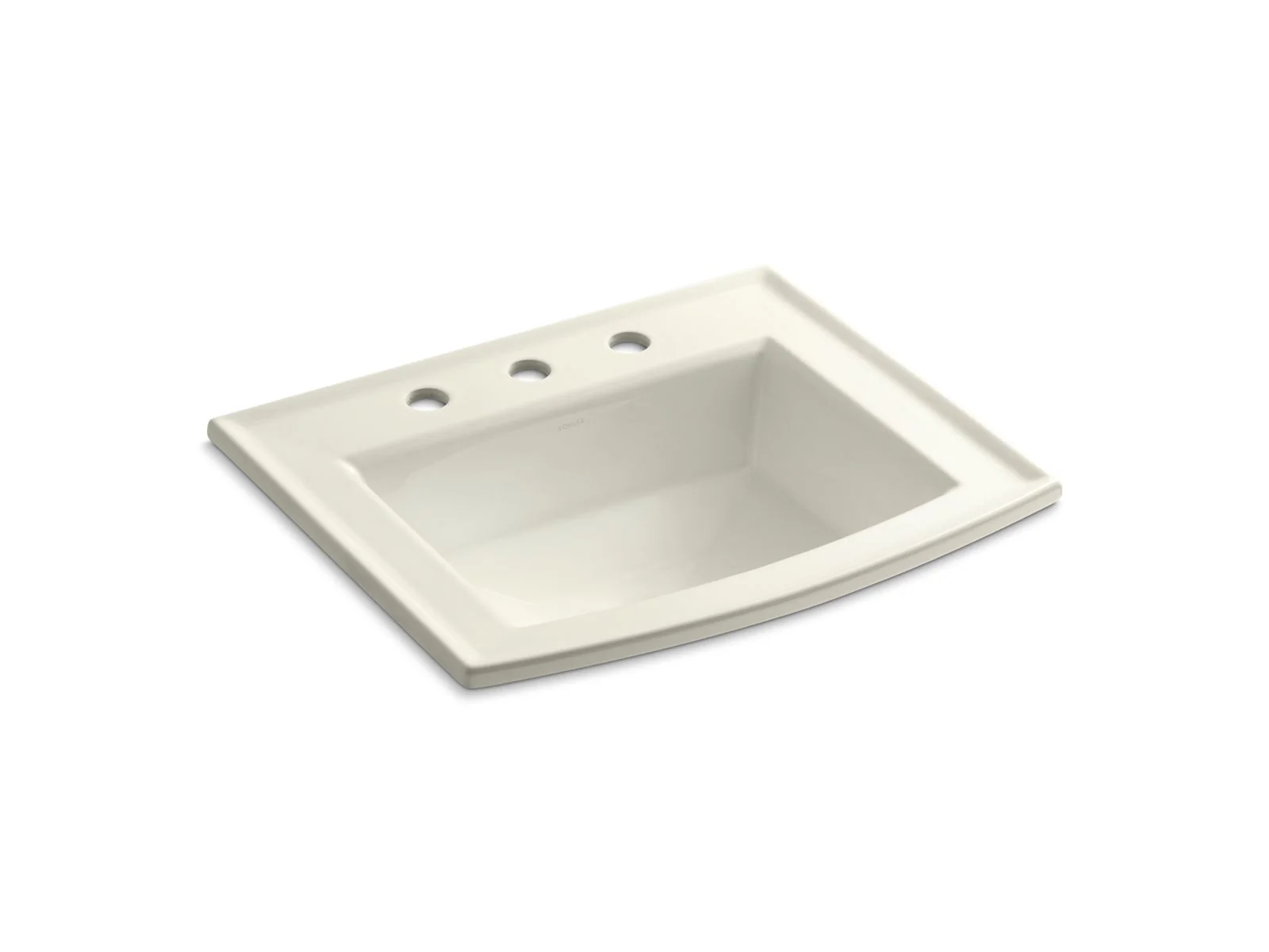 KOHLER K-2356-8 Archer 22-3/4" rectangular drop-in bathroom sink - Image 4