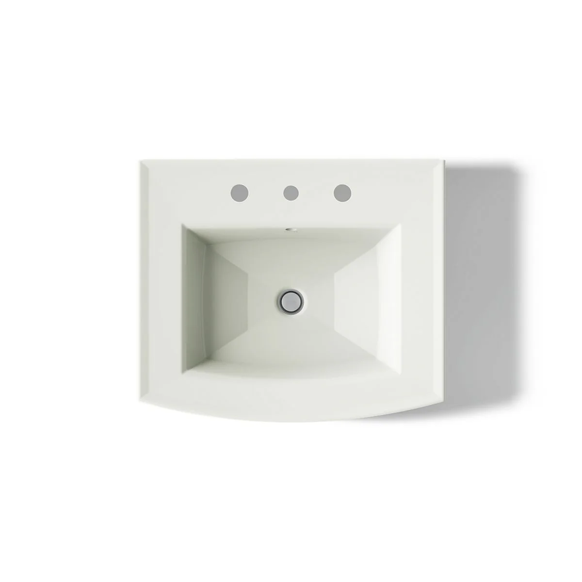 KOHLER K-2359-8 Archer 24" rectangular pedestal bathroom sink - Image 12