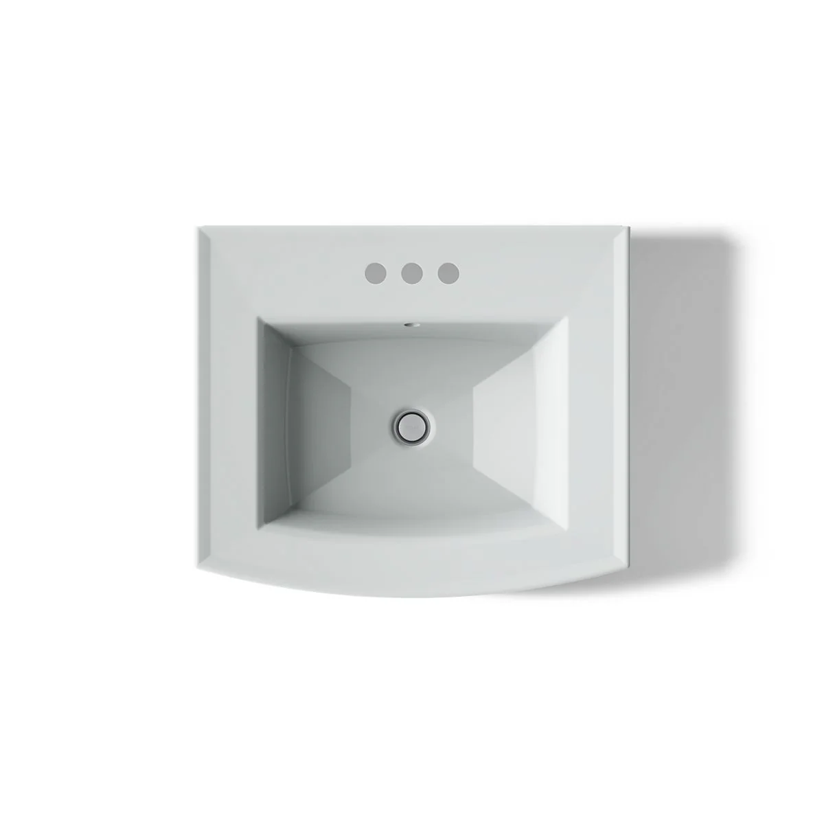 KOHLER K-2359-4 Archer 24" rectangular pedestal bathroom sink - Image 22
