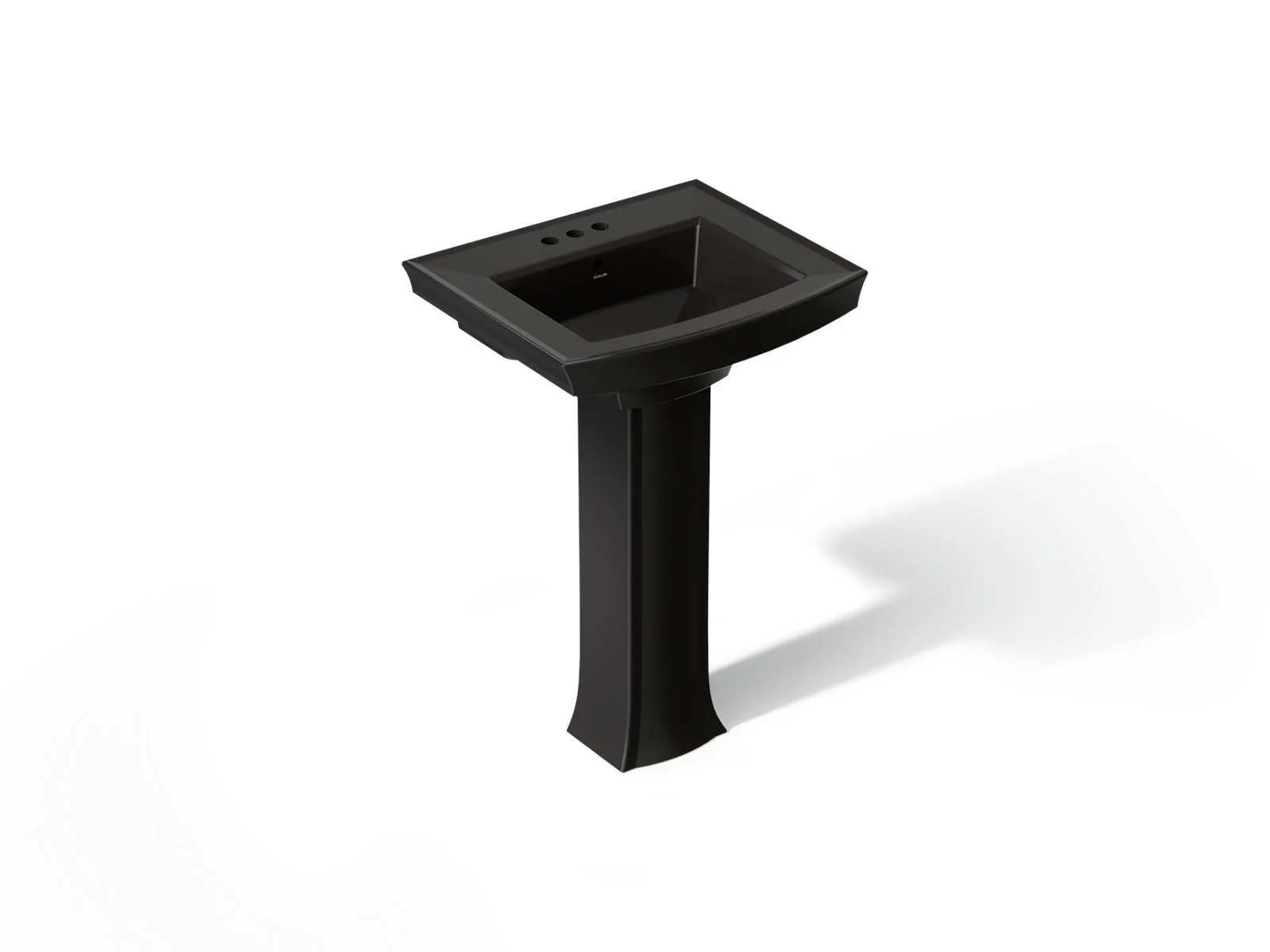 KOHLER K-2359-4 Archer 24" rectangular pedestal bathroom sink - Image 25