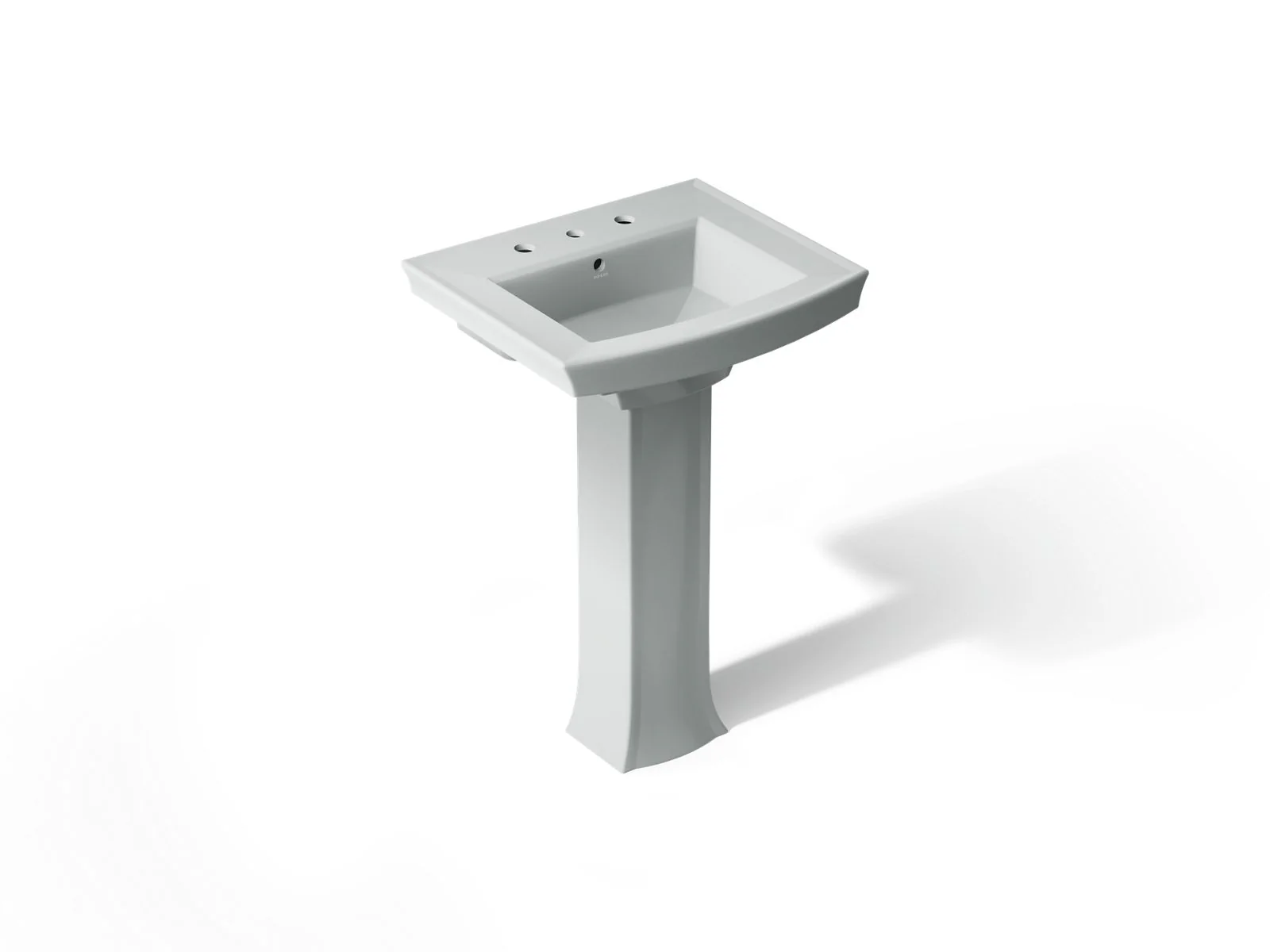 KOHLER K-2359-8 Archer 24" rectangular pedestal bathroom sink - Image 20