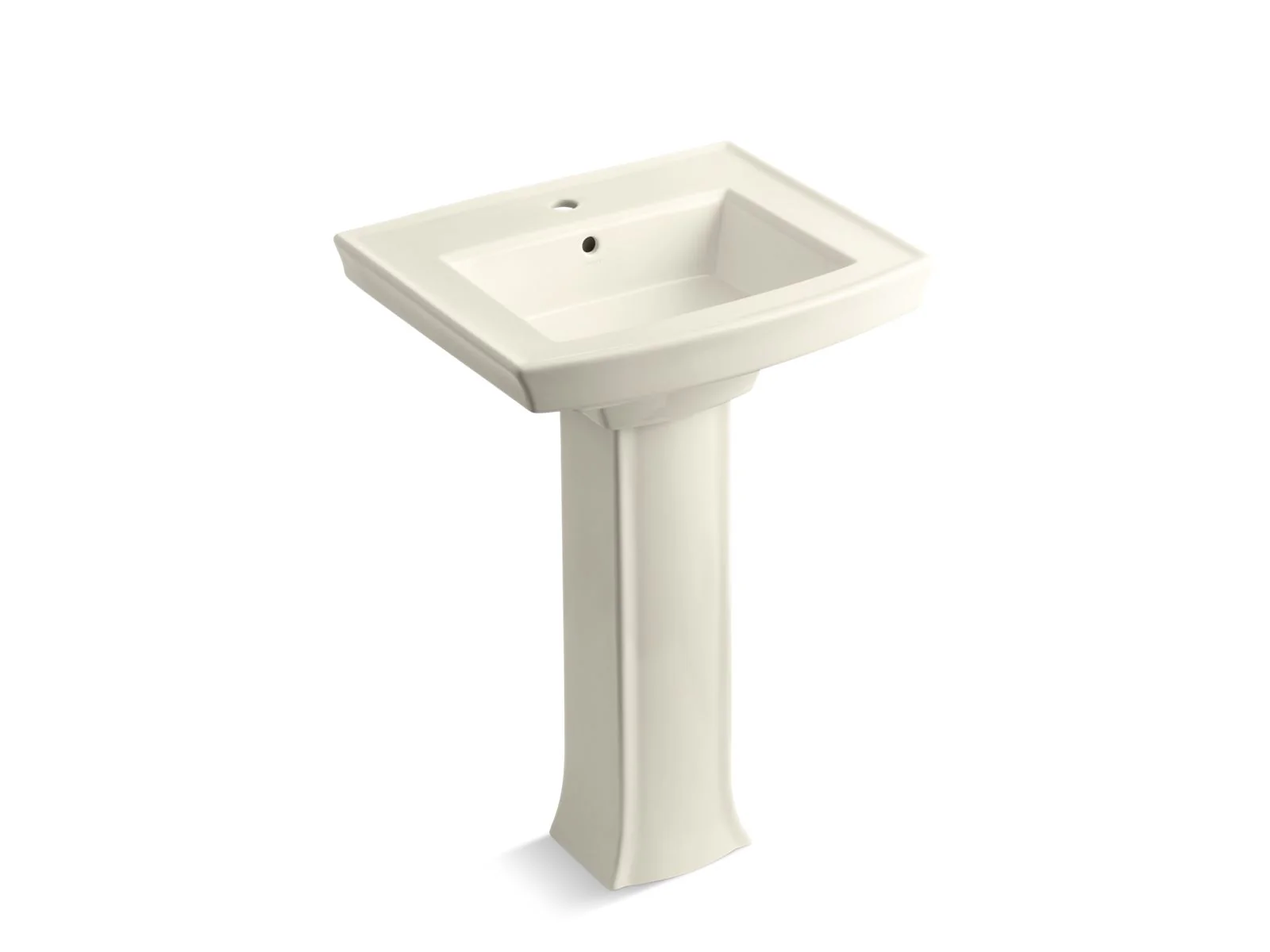 KOHLER K-2359-1 Archer 24" rectangular pedestal bathroom sink - Image 13