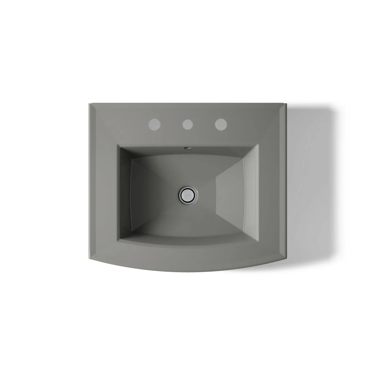 KOHLER K-2359-8 Archer 24" rectangular pedestal bathroom sink - Image 32